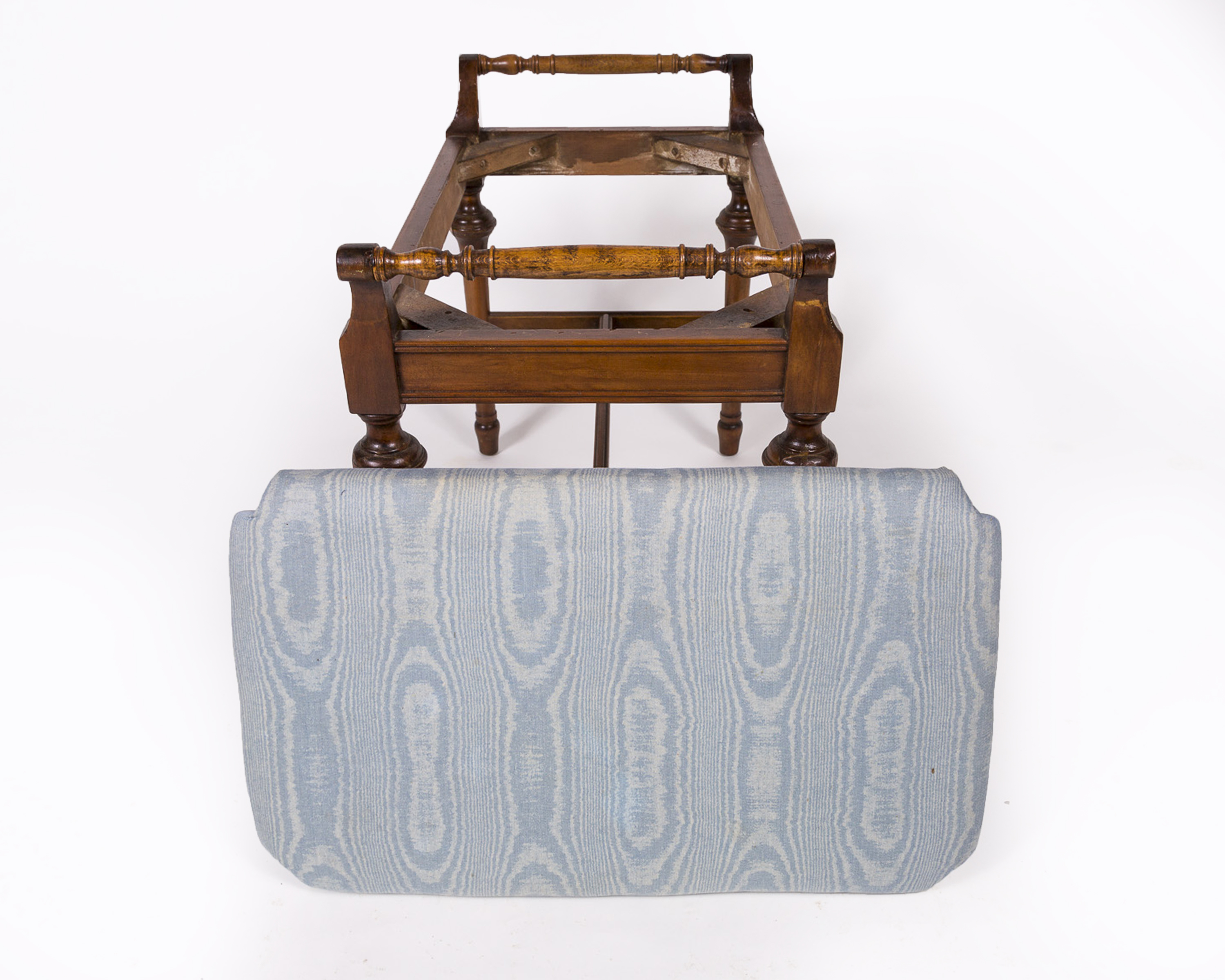 Victorian Style Mahogany Stained Bench