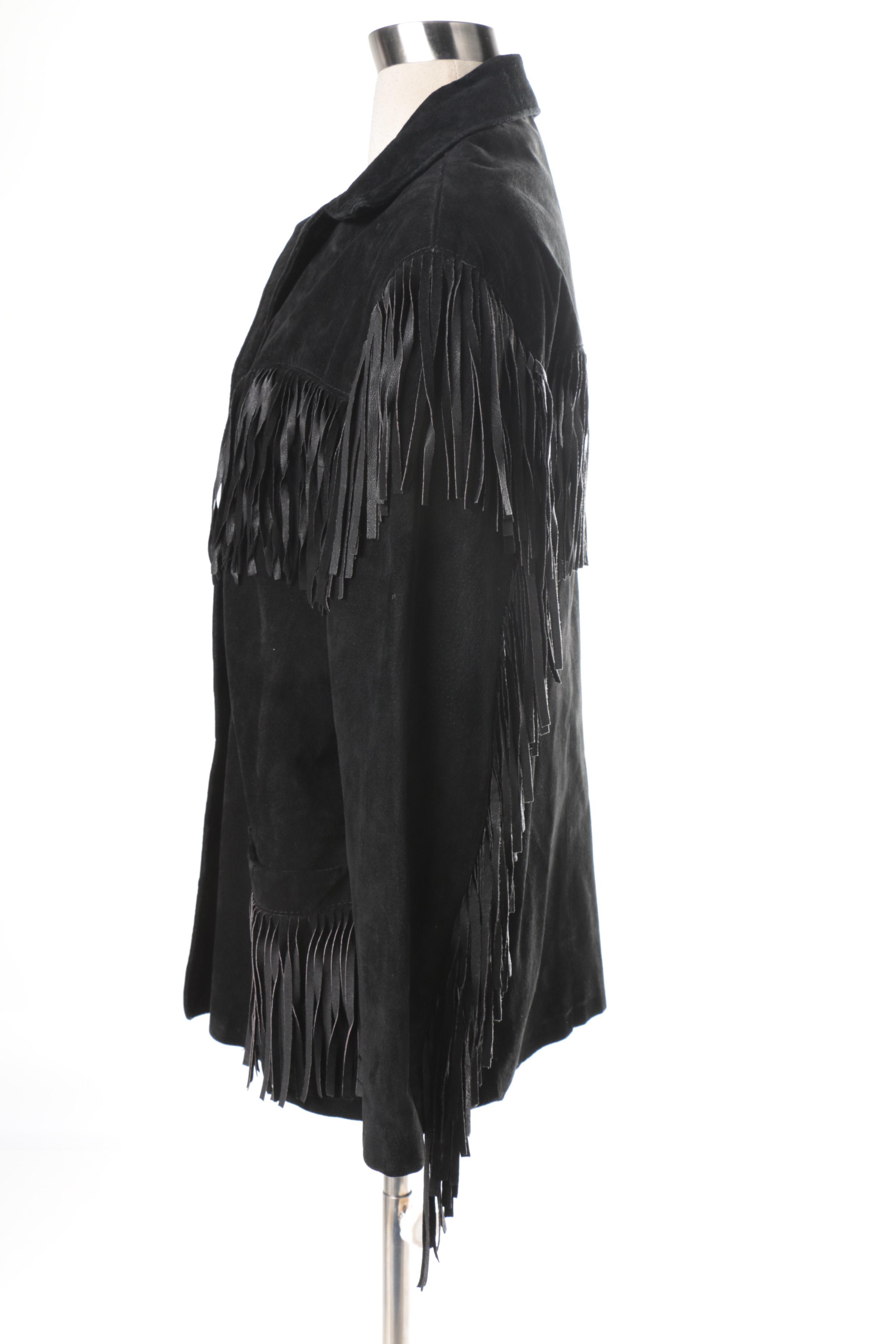 Women's Black Suede Jacket