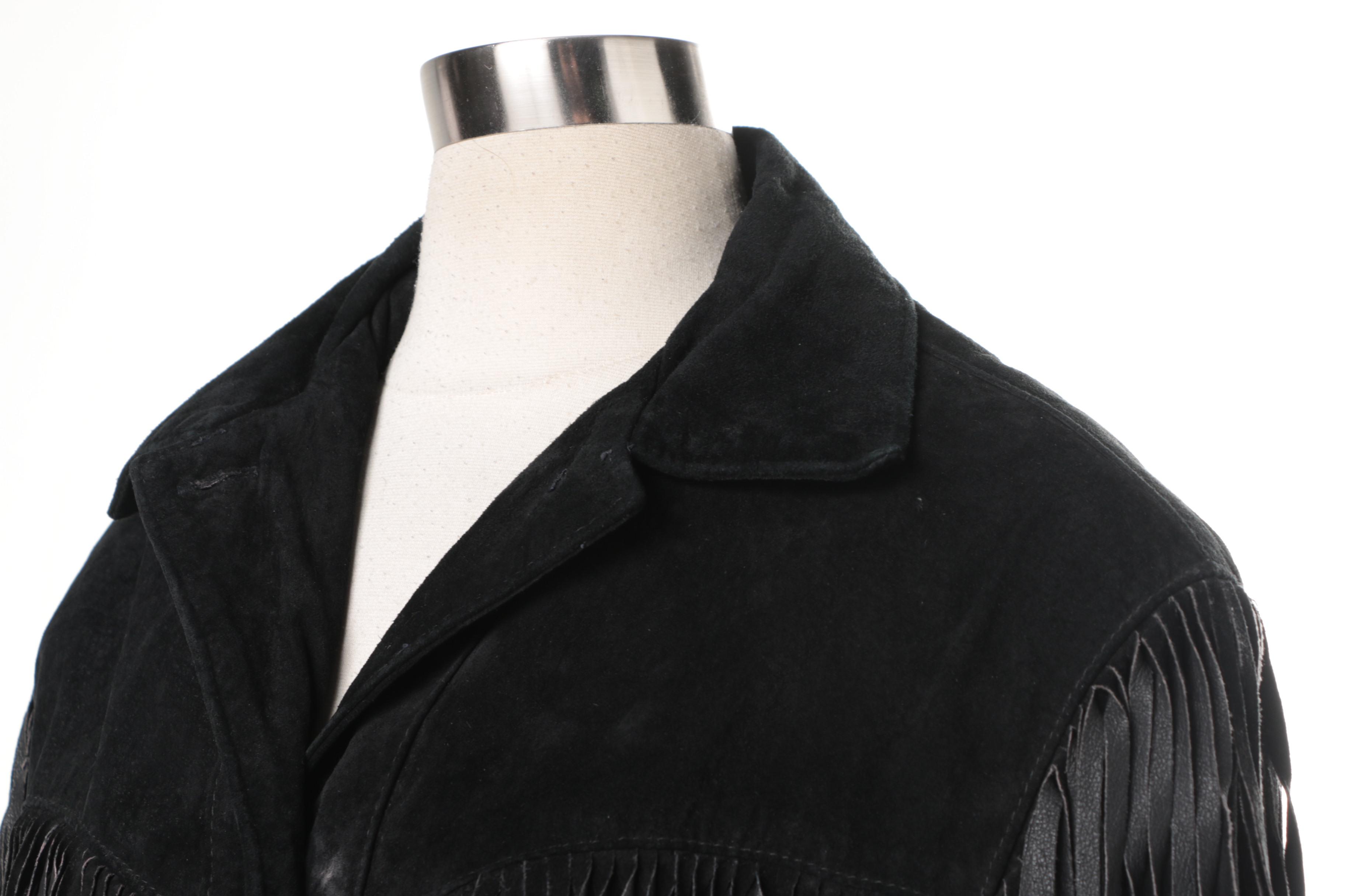 Women's Black Suede Jacket