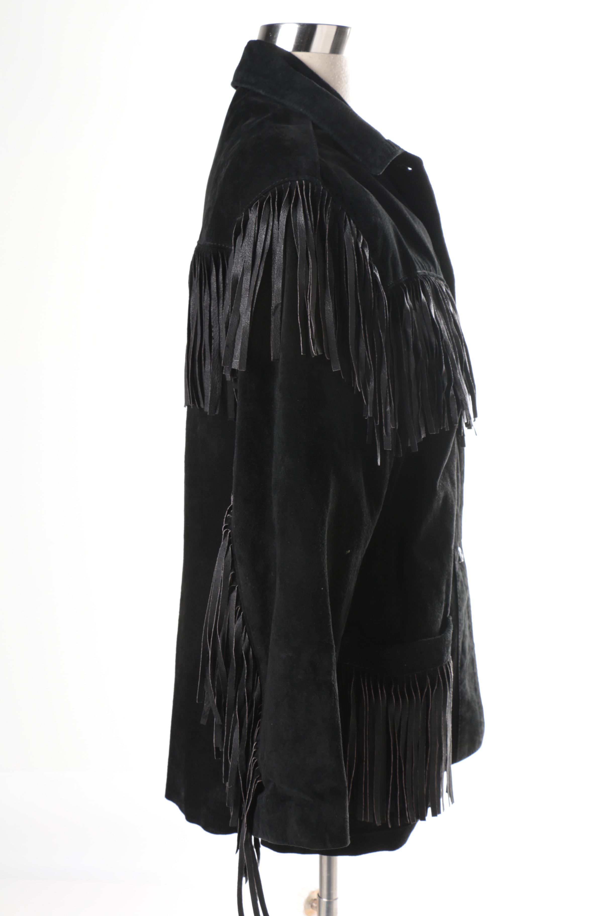 Women's Black Suede Jacket