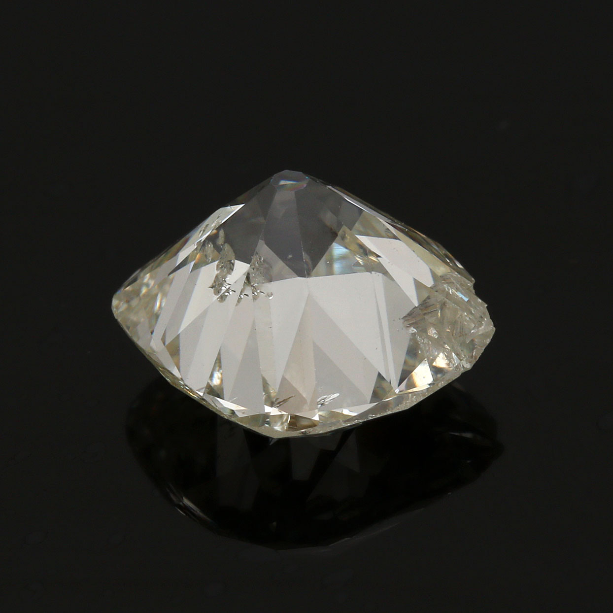 14K Yellow Gold 9.57 CTW Diamond Brooch Pendant Including GIA Report