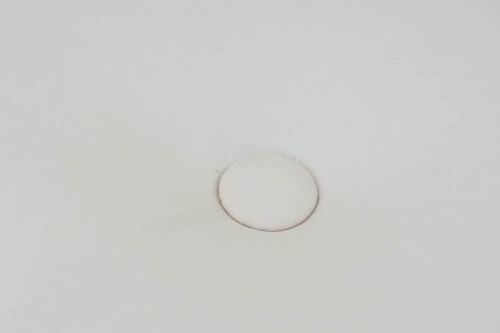 Contemporary Round Ottoman by Meri-Jon