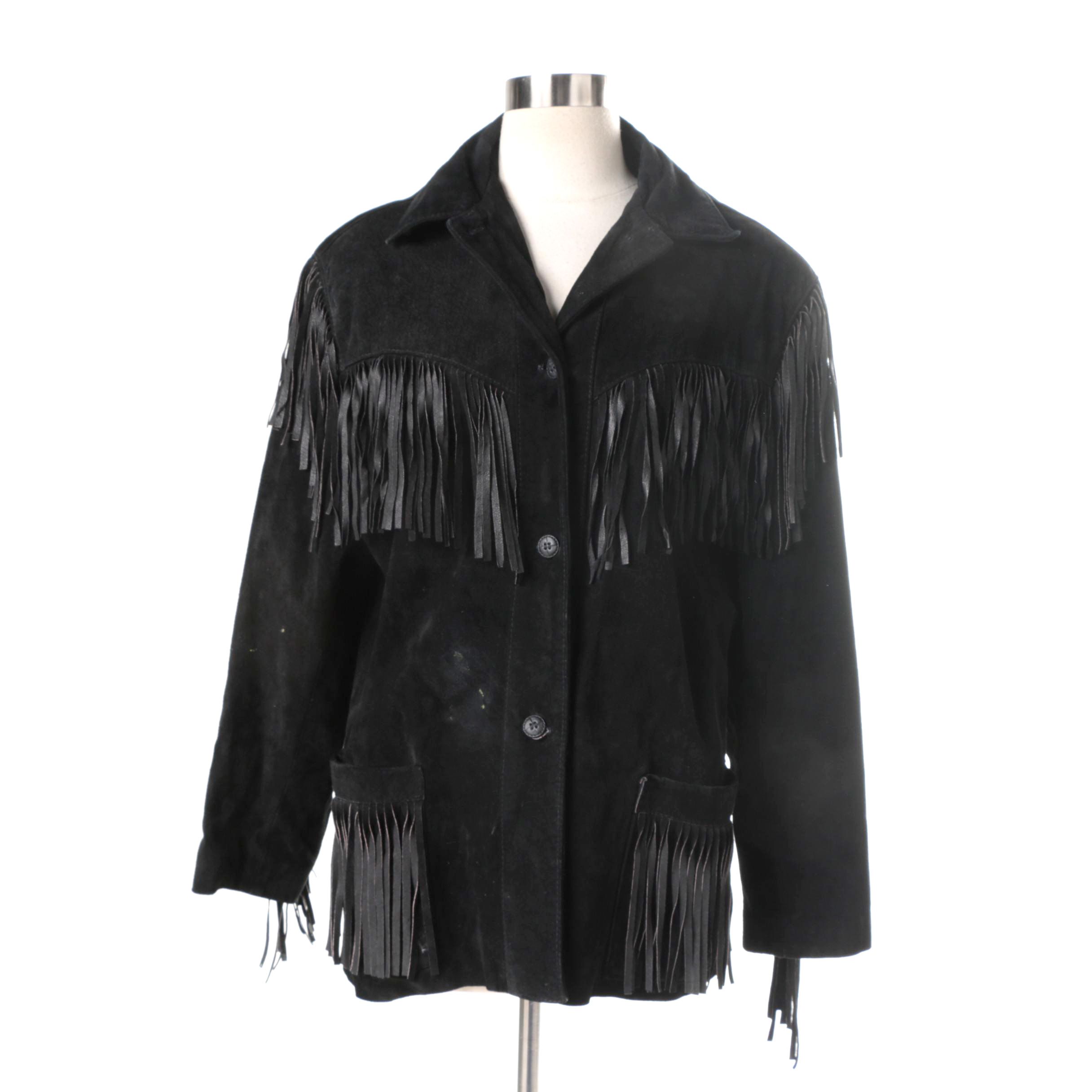 Women's Black Suede Jacket