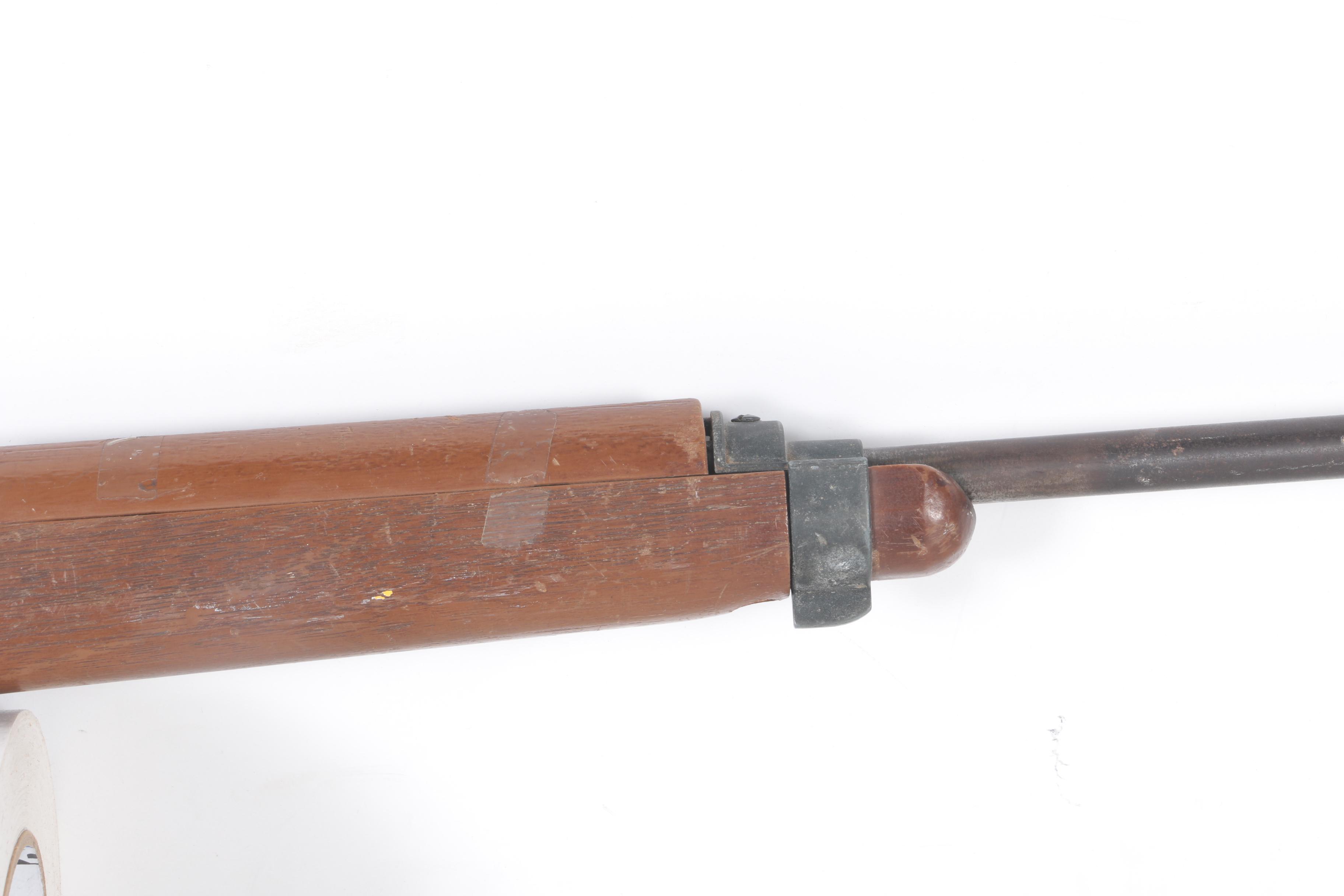 Non-functional Vintage Wooden BB Gun