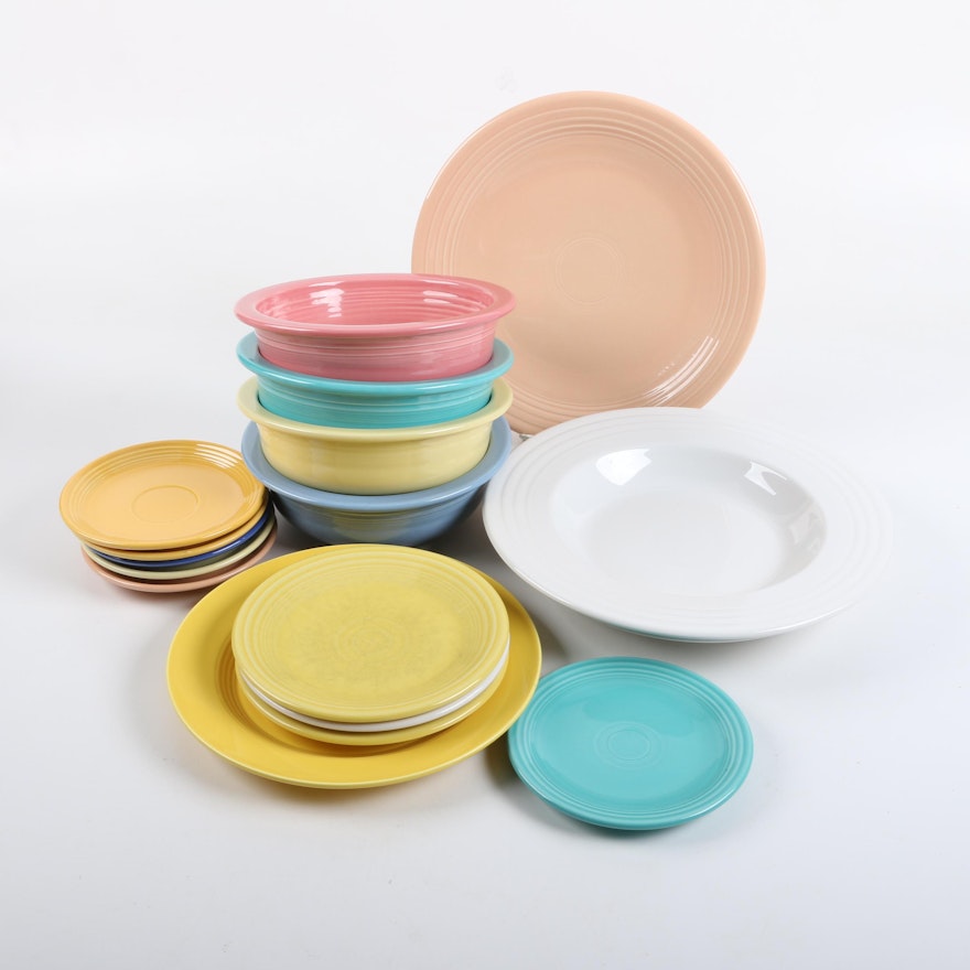 Collection of Fiesta Ceramic Tableware