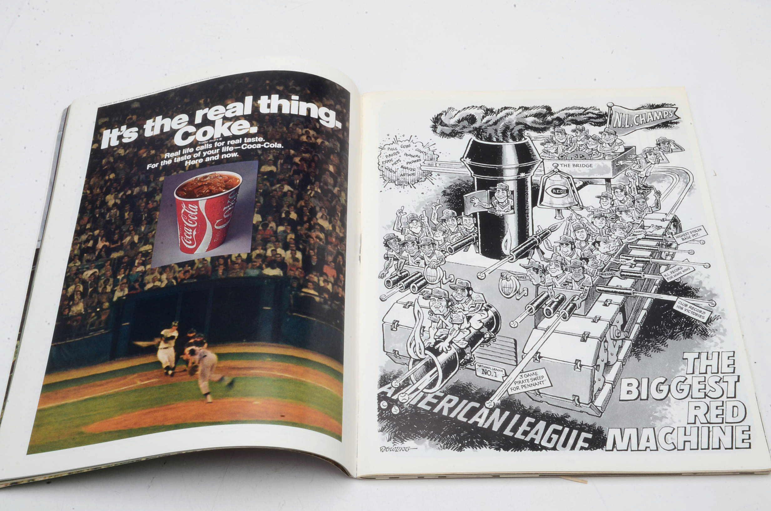 1975-1976 World Series Baseball Programs and Ceramic Mug