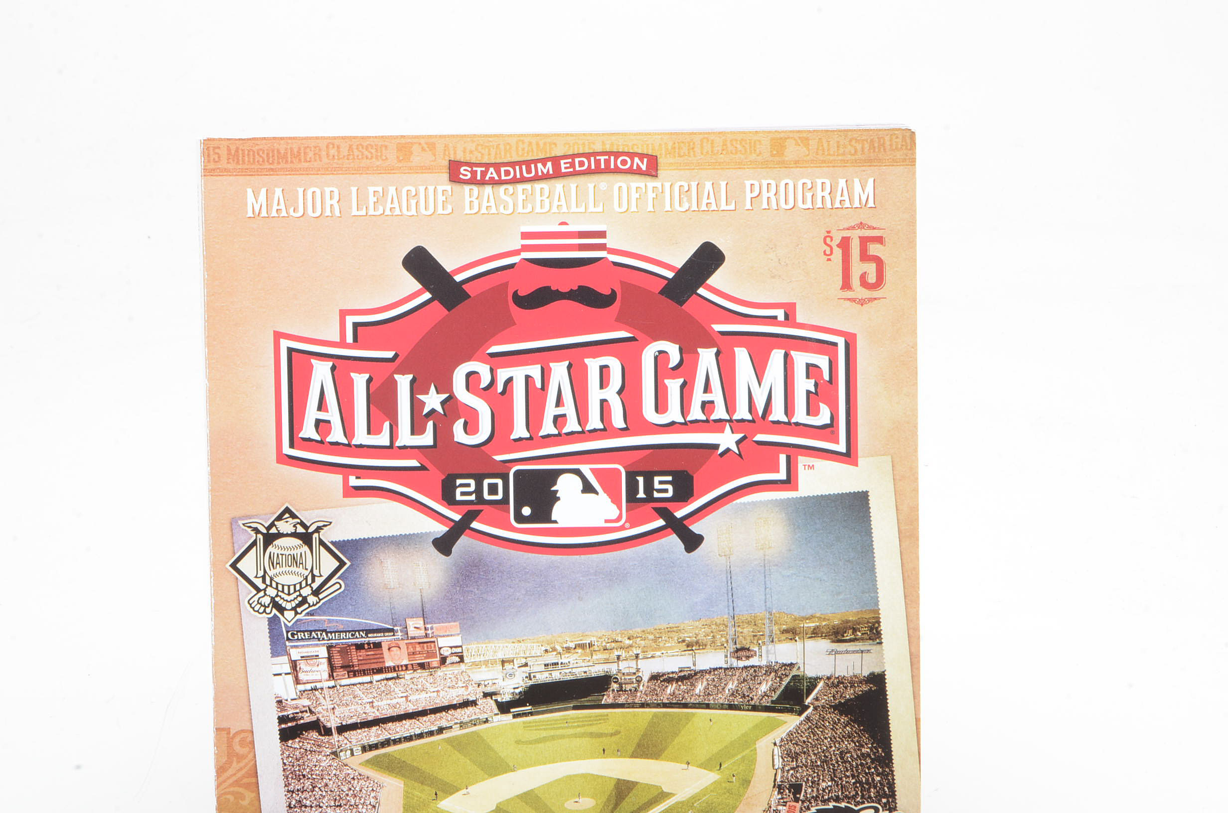 2015 MLB All-Star Game Press Pin and Program Cincinnati, Ohio