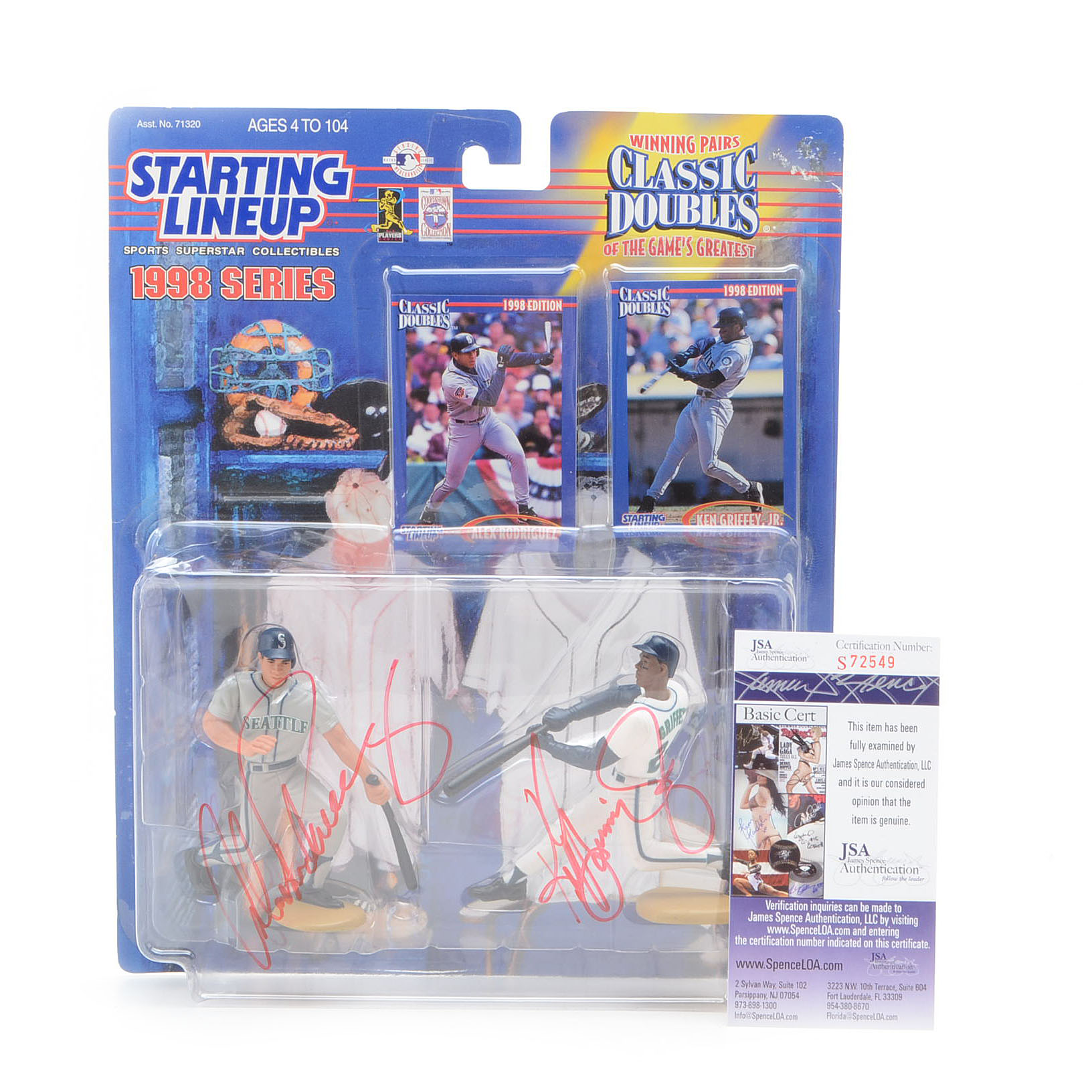 Griffey Jr. and Rodriguez Signed Item  COA