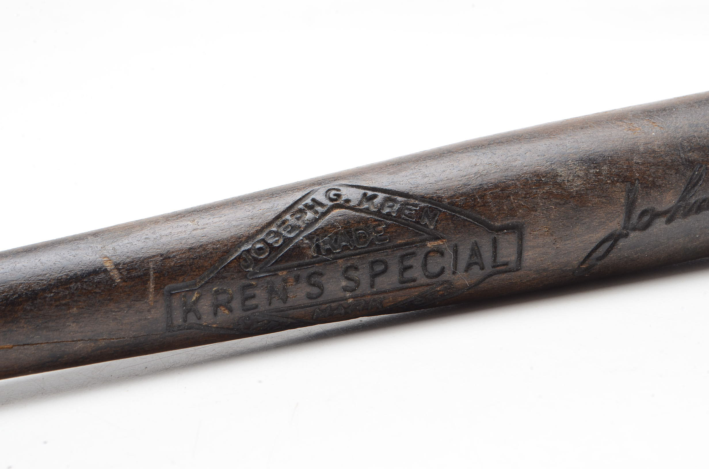 1930s-1940s Johnny Vander Meer Mini Wooden Baseball Bat