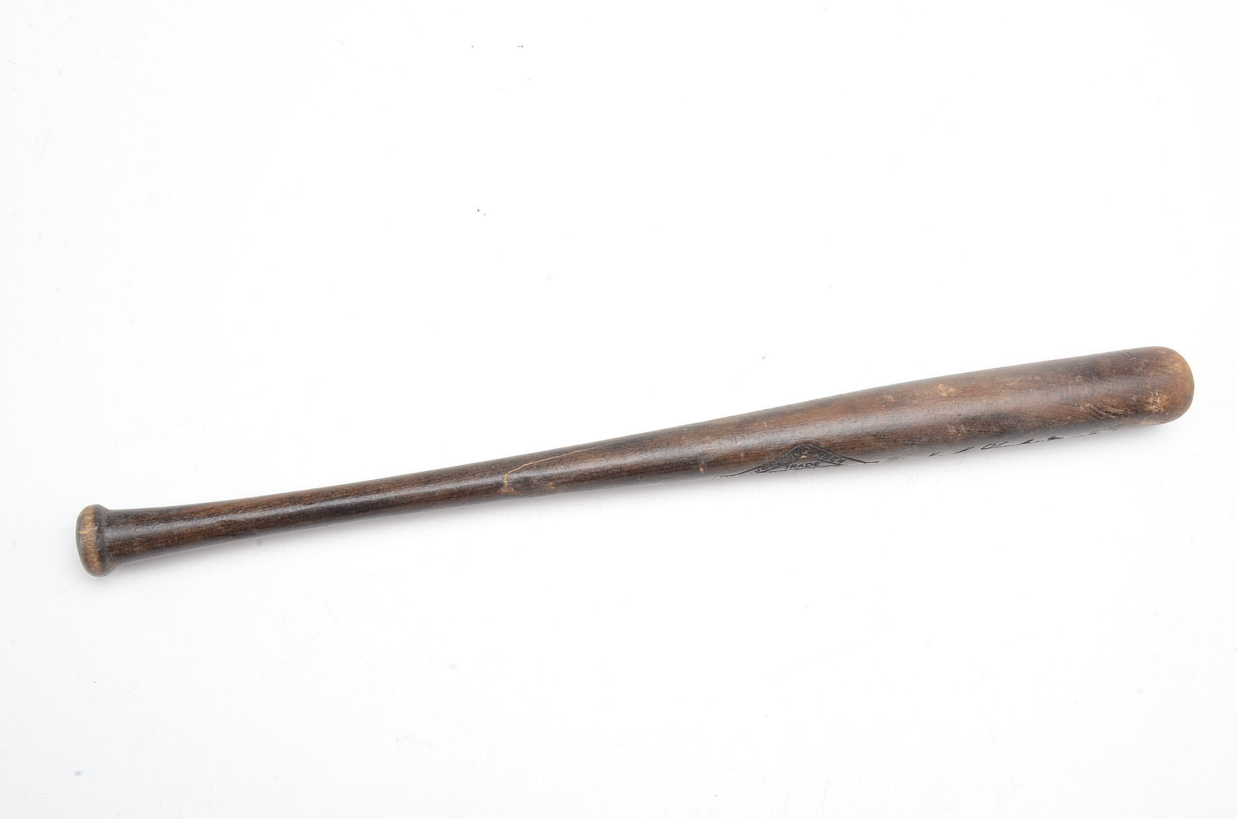 1930s-1940s Johnny Vander Meer Mini Wooden Baseball Bat