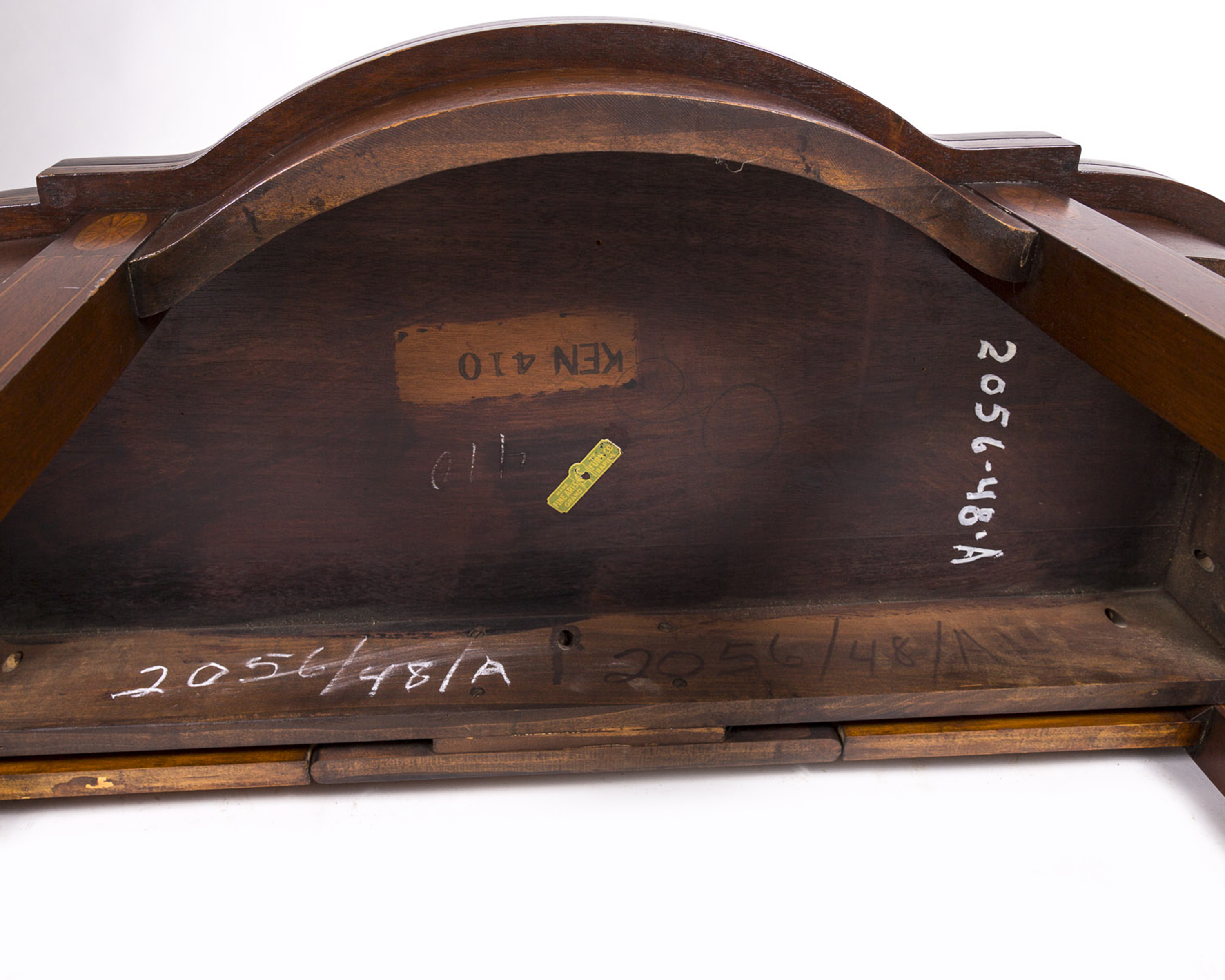 Heppelwhite Style Mahogany Game Table with Marquetry from Fine Arts Furniture