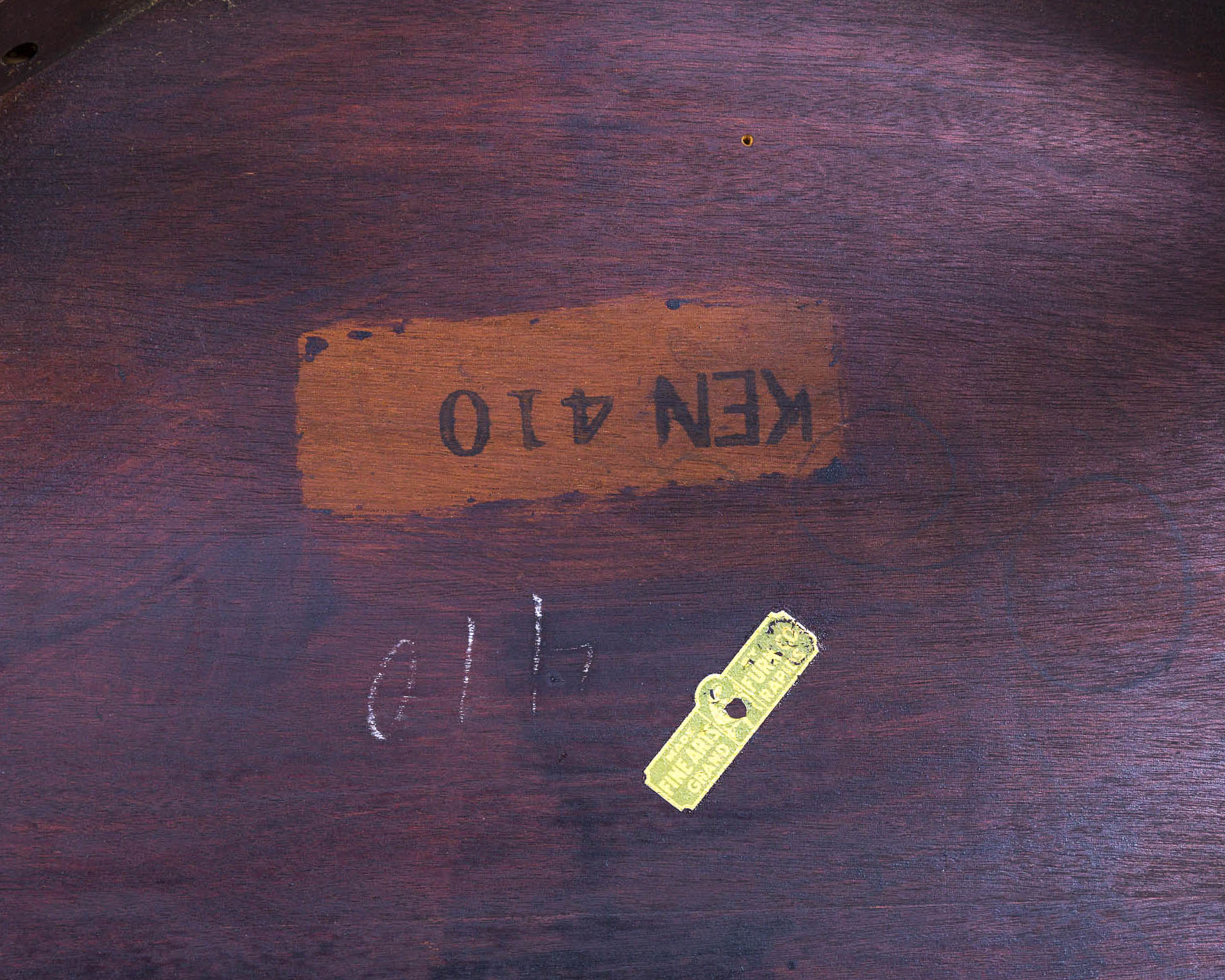 Heppelwhite Style Mahogany Game Table with Marquetry from Fine Arts Furniture