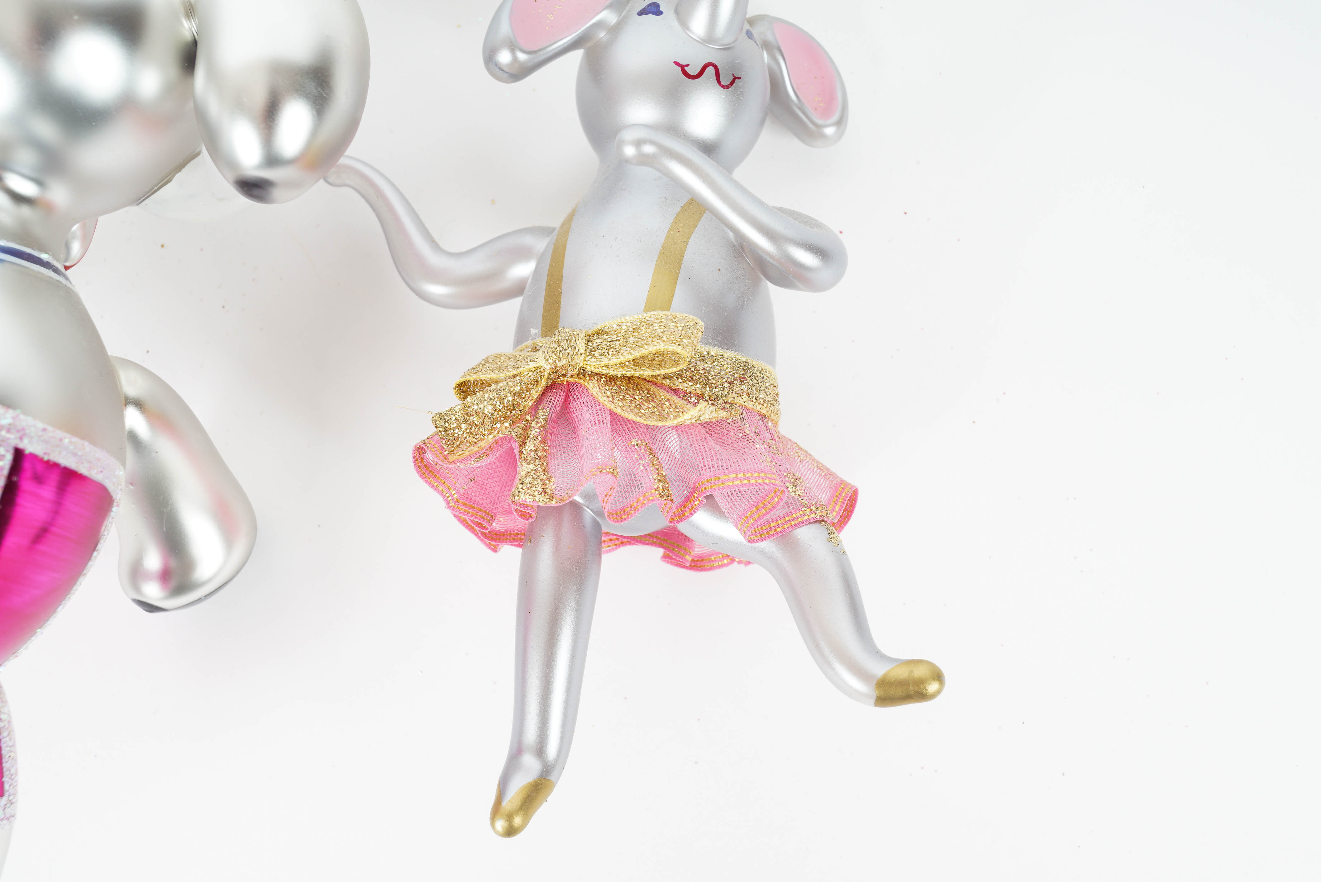 Christopher Radko Elephant Glass Ornaments including "Nanette en Pointe"