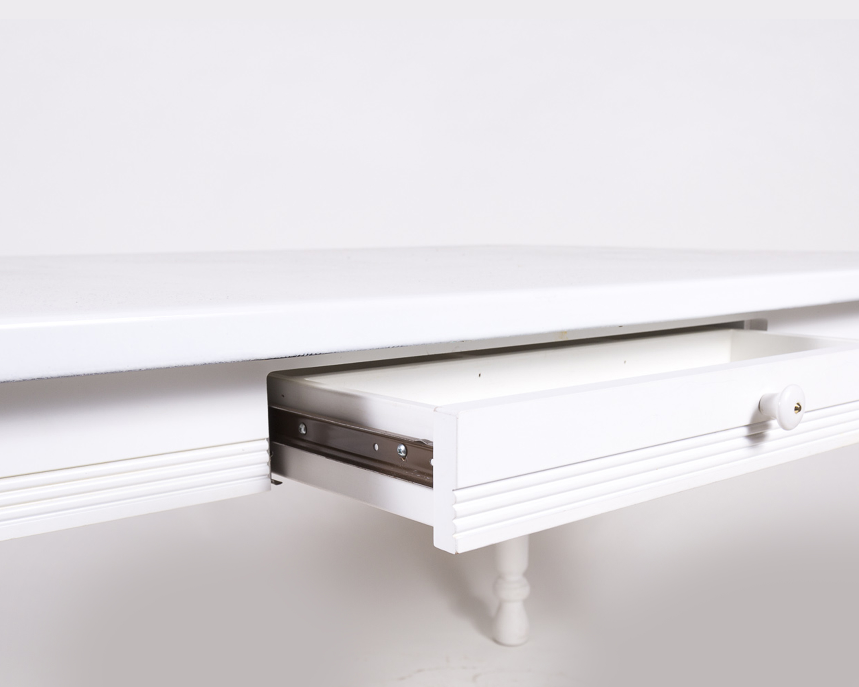 Contemporary White Painted Wood Table