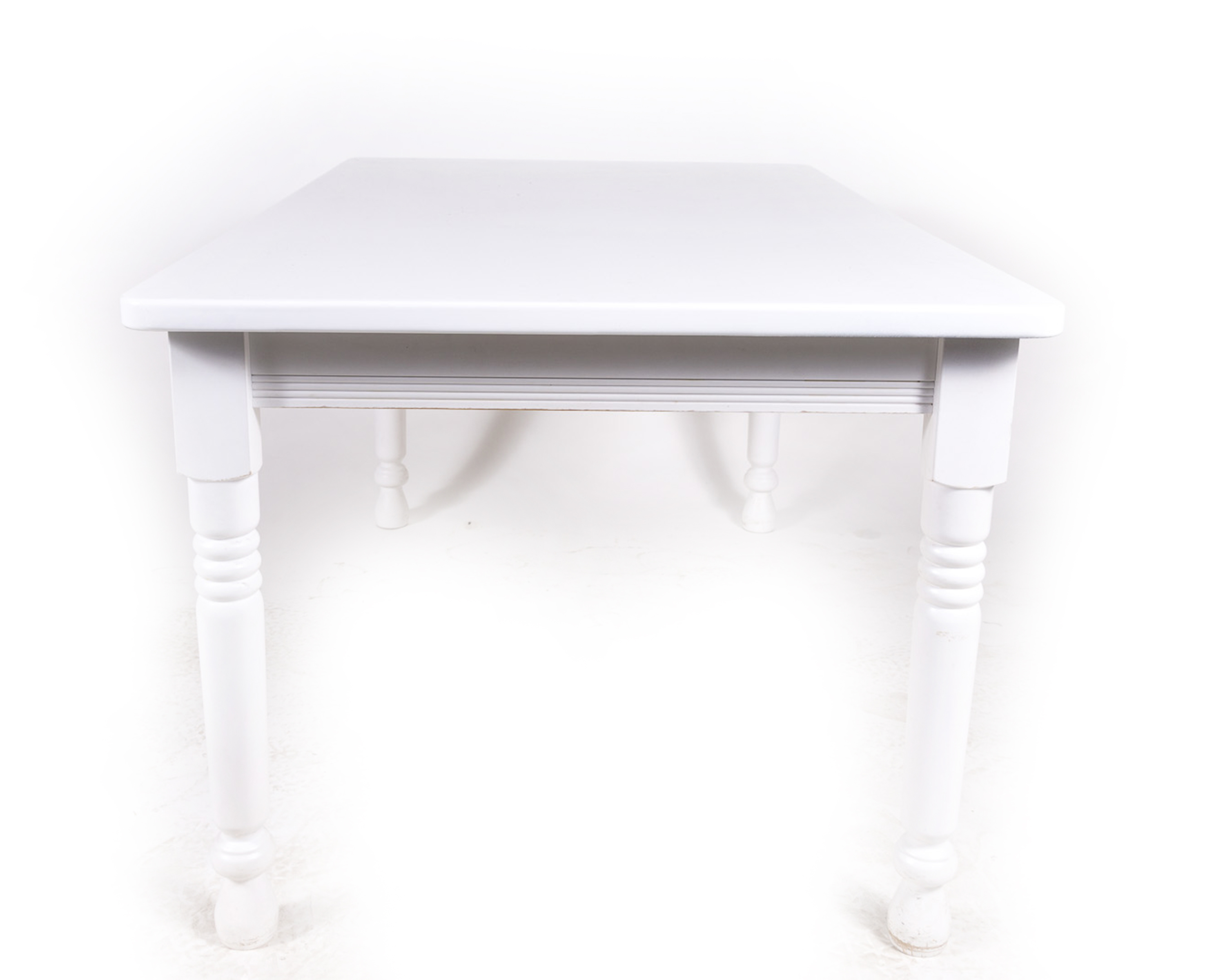 Contemporary White Painted Wood Table