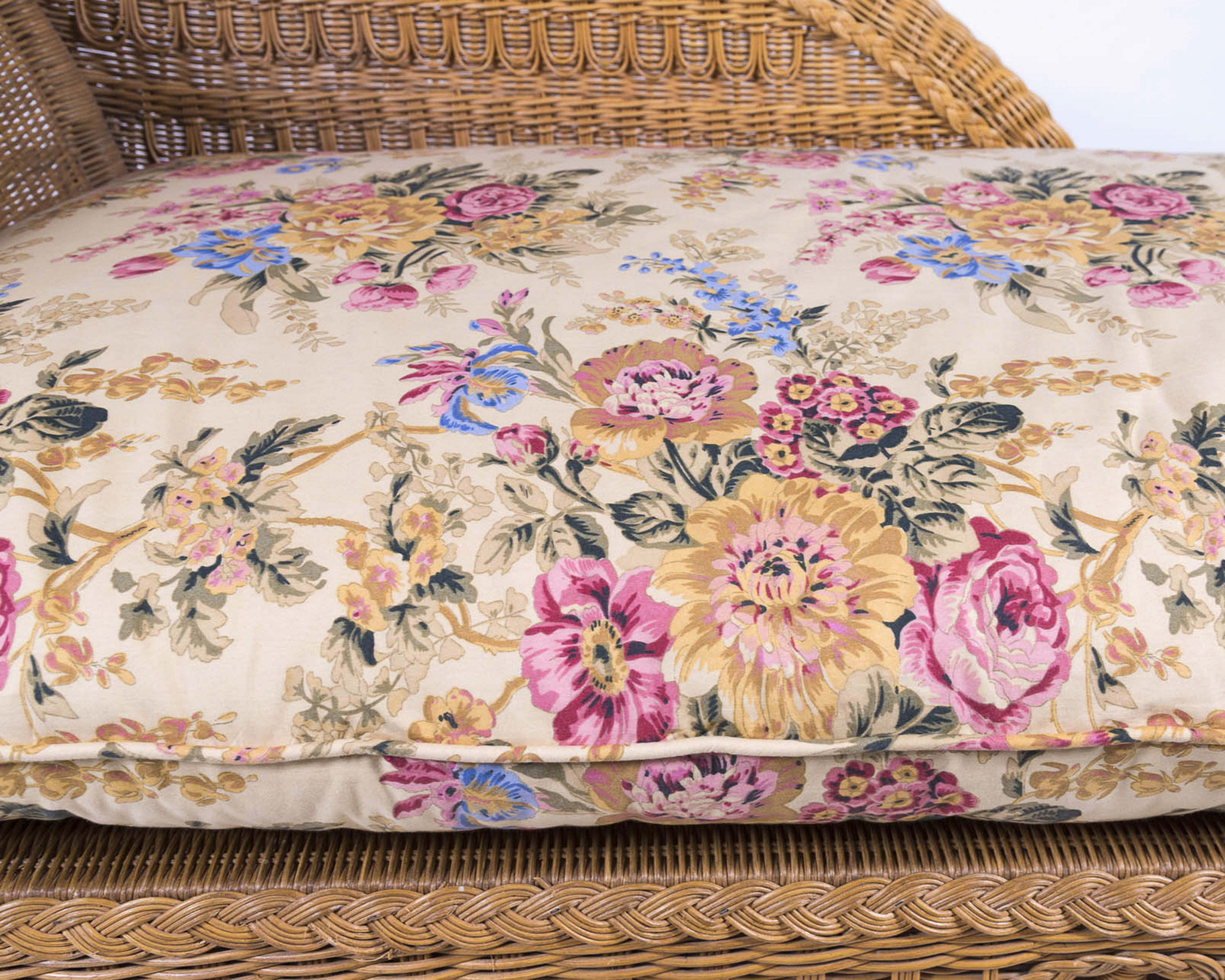 Wicker Chaise Lounge