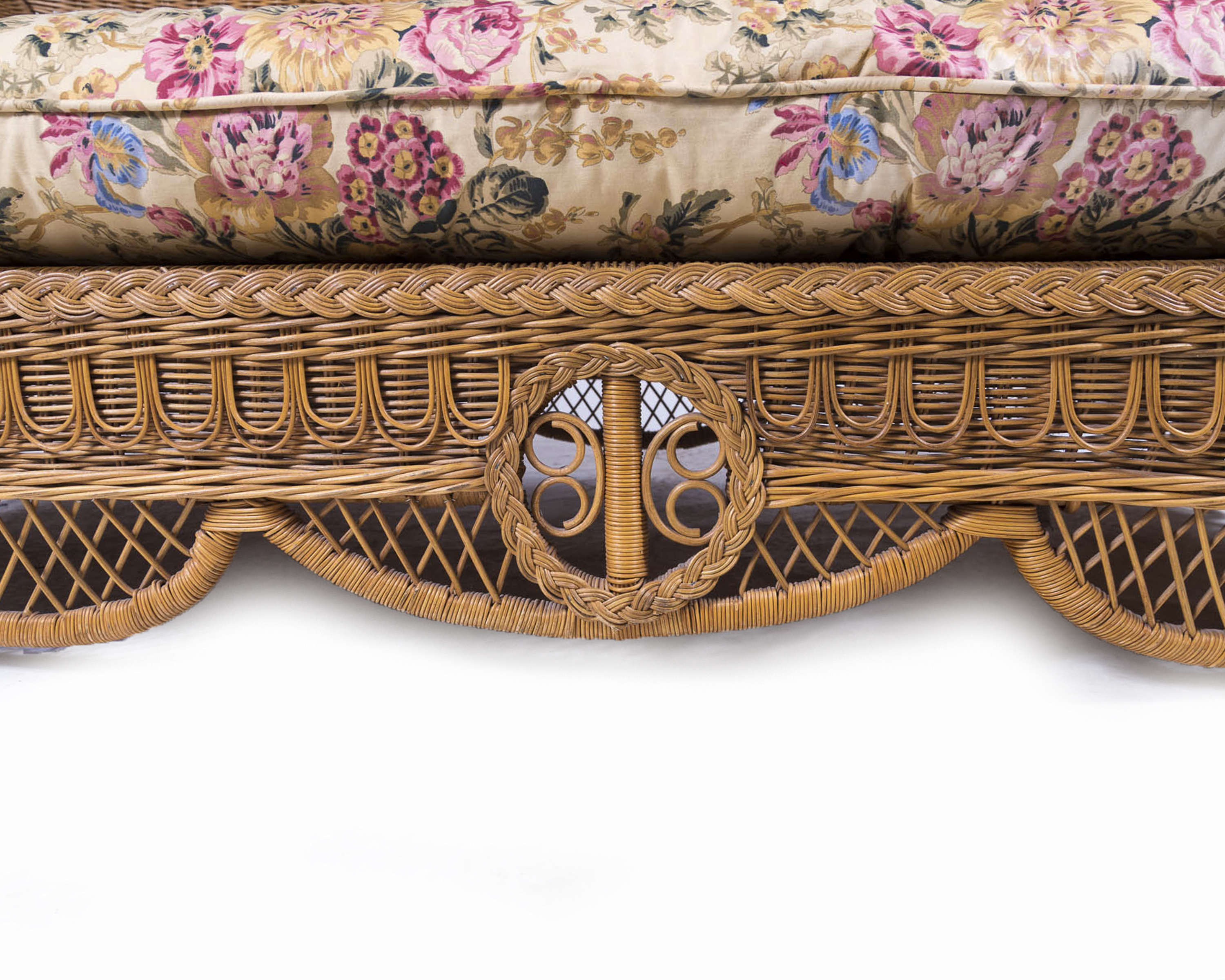 Wicker Chaise Lounge