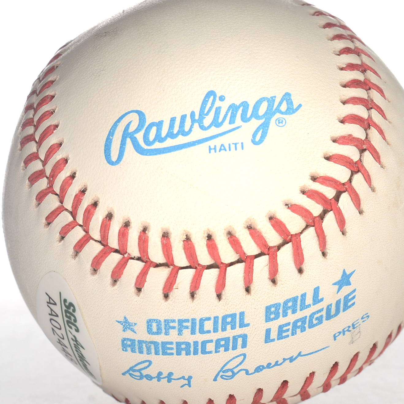 Morgan and Palmer Signed Baseball  COA