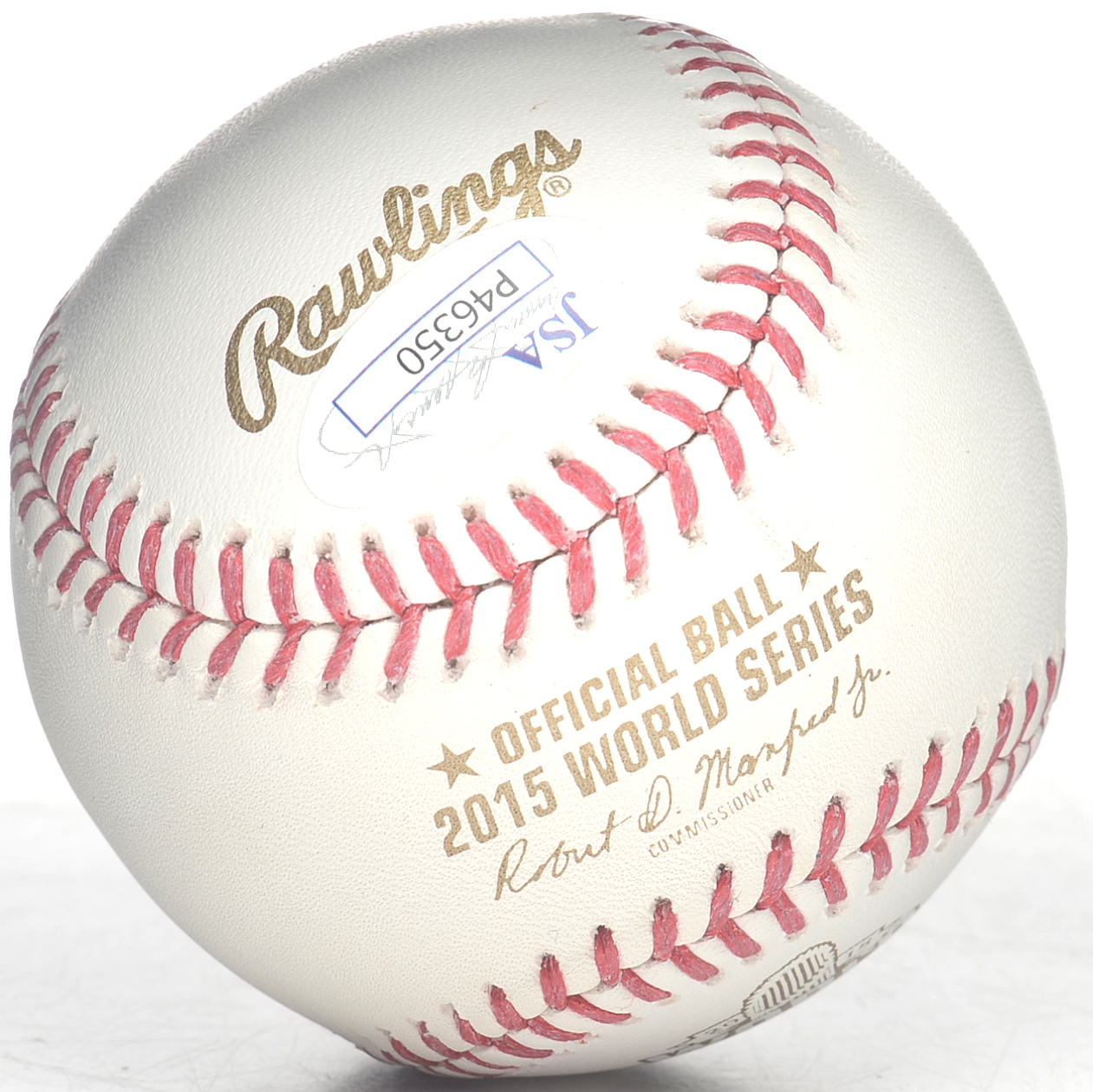 Ned Yost Signed WS Baseball  COA