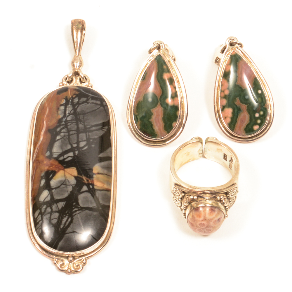 Sajen Sterling Jewelry with Cabochon Stones
