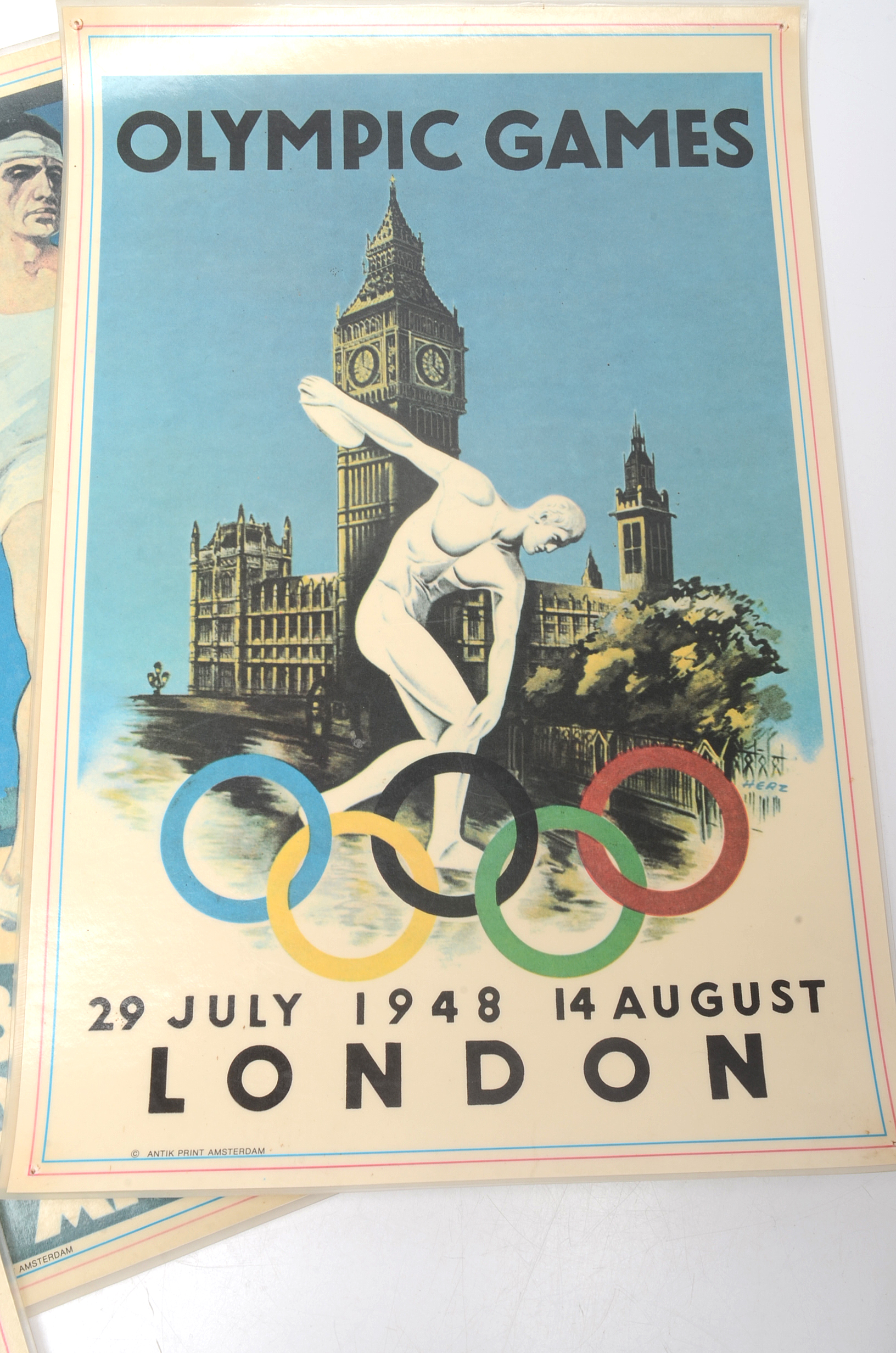 1972 Olympic/B.C. Cartoon Placemats