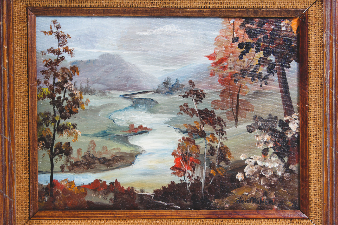 Framed Lois Miner Oil on Canvas Painting