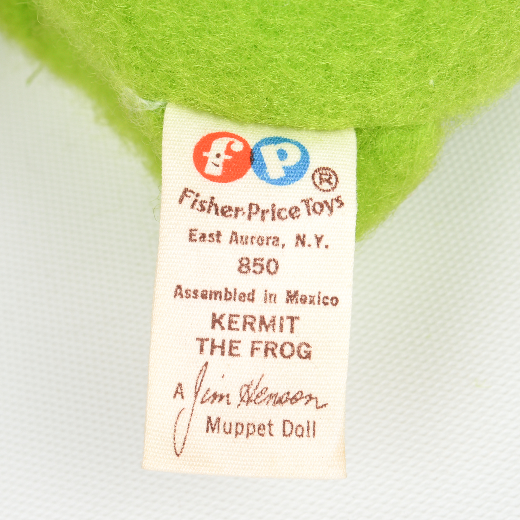 1976 Fisher-Price Kermit the Frog Muppet Doll