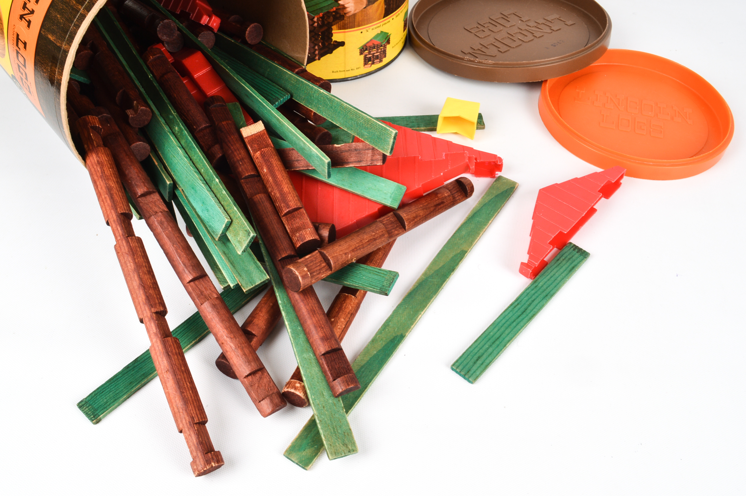 Vintage Lincoln Logs Sets