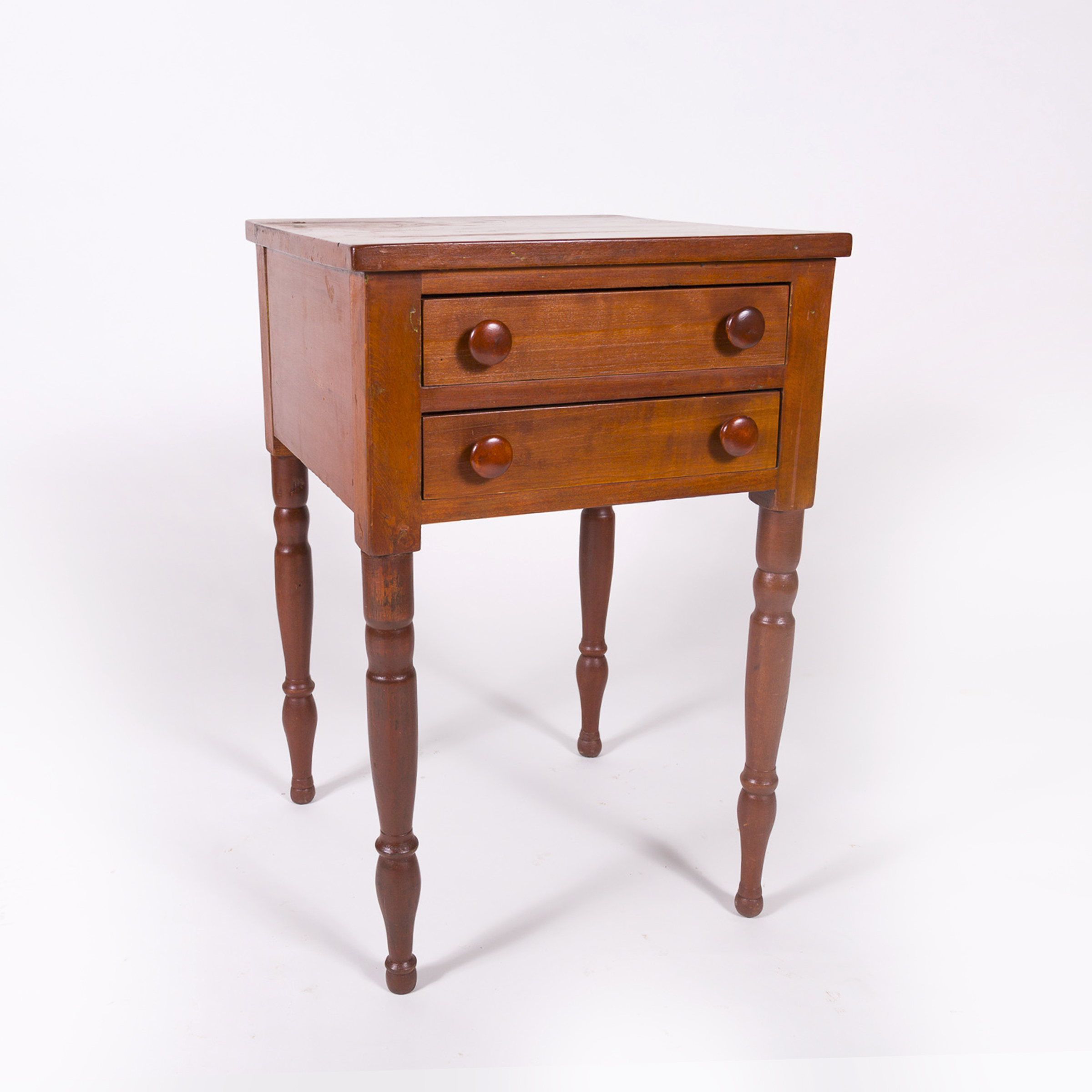 Country Sheraton Cherry Side Table