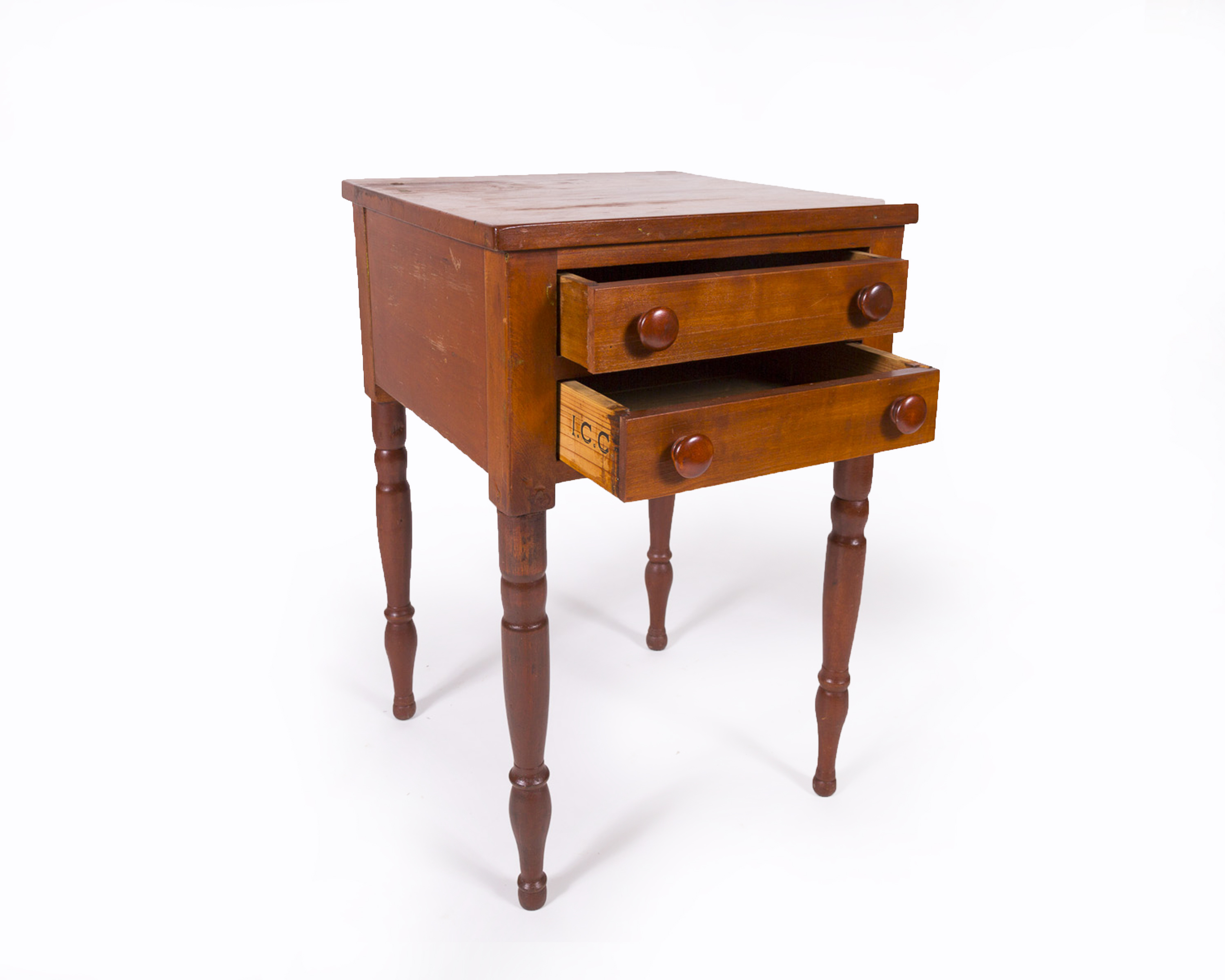 Country Sheraton Cherry Side Table