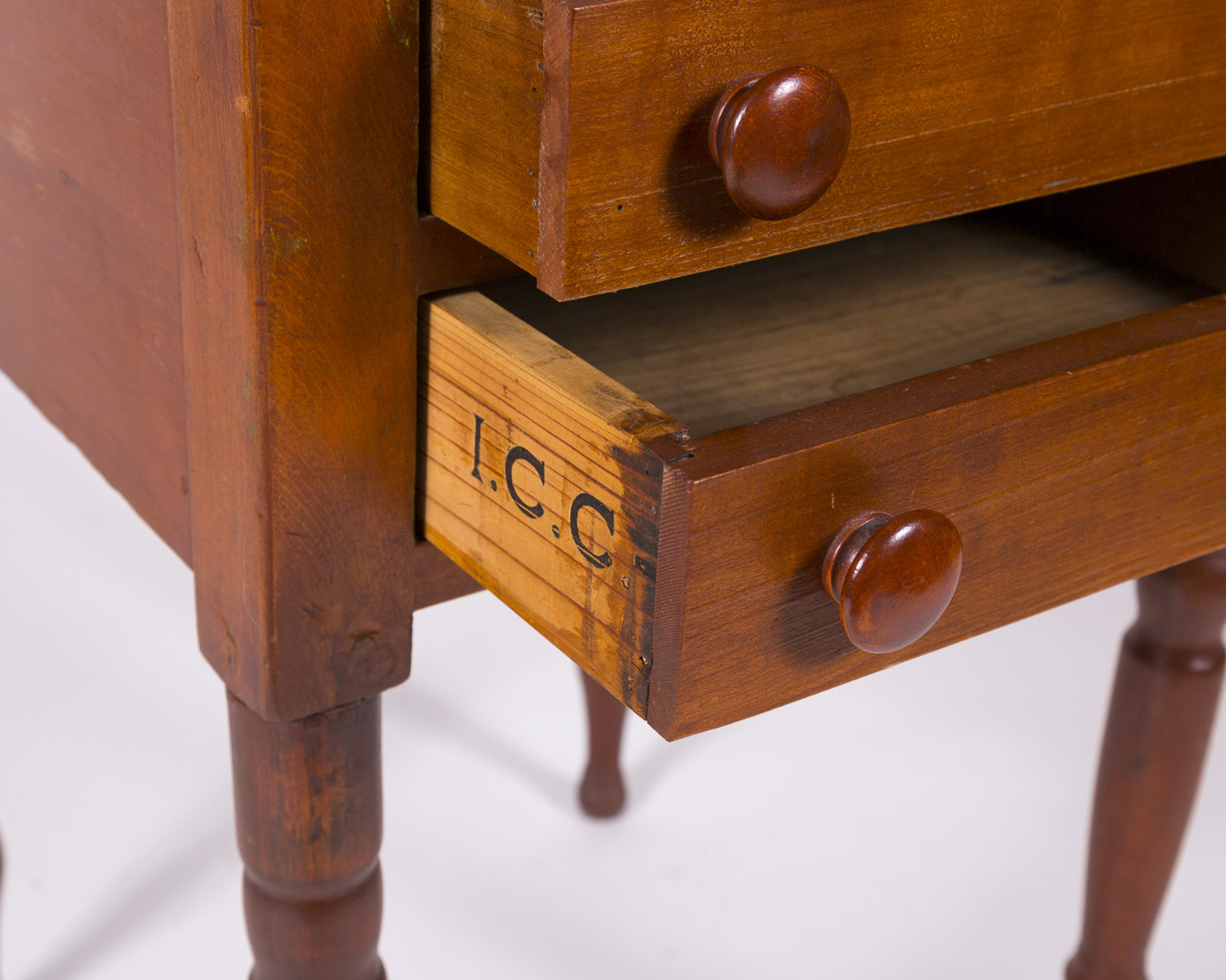 Country Sheraton Cherry Side Table