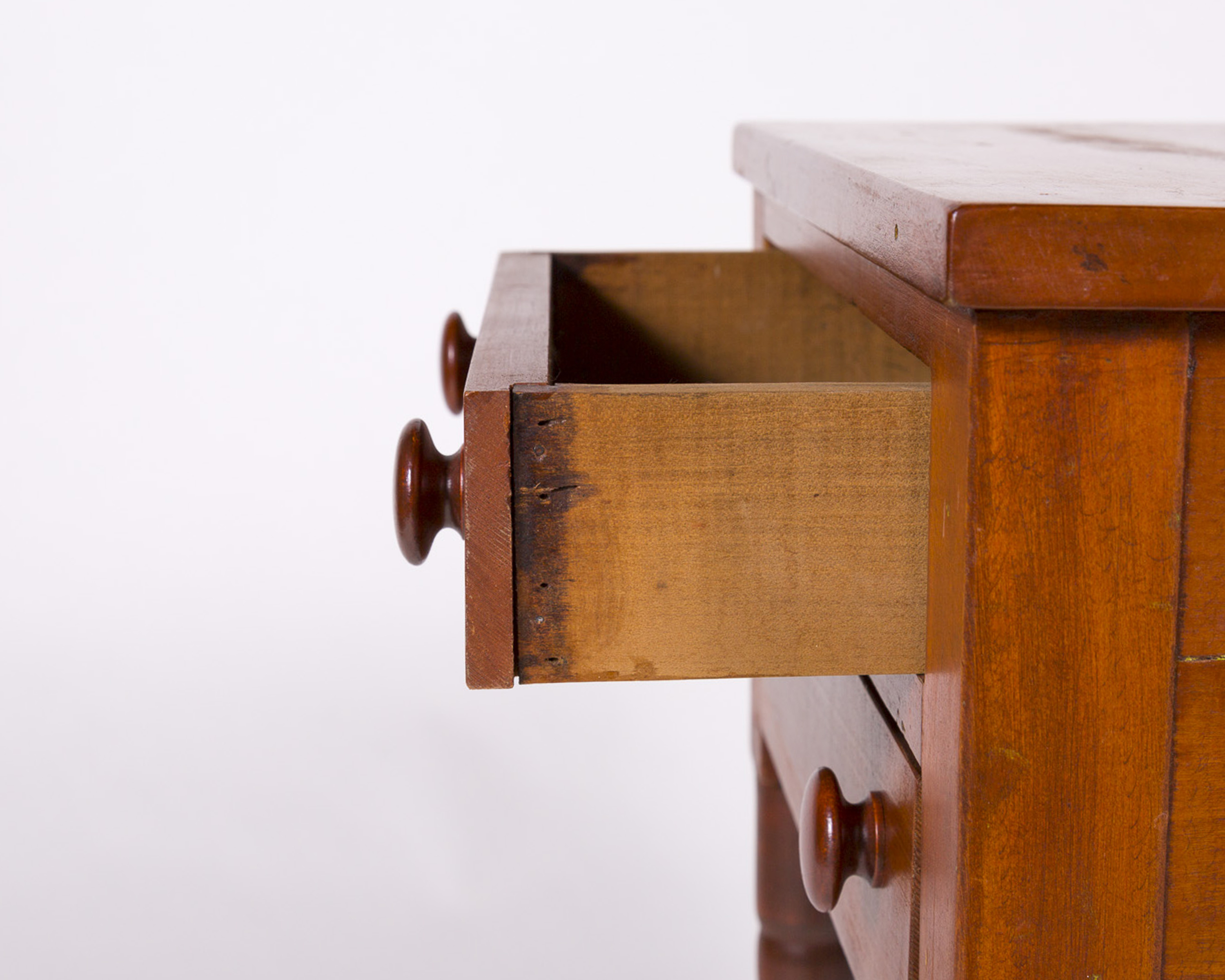 Country Sheraton Cherry Side Table