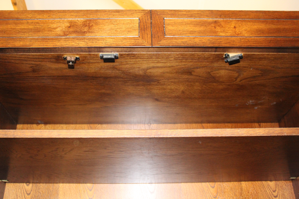 Henredon Furniture Campaign Style Cabinet