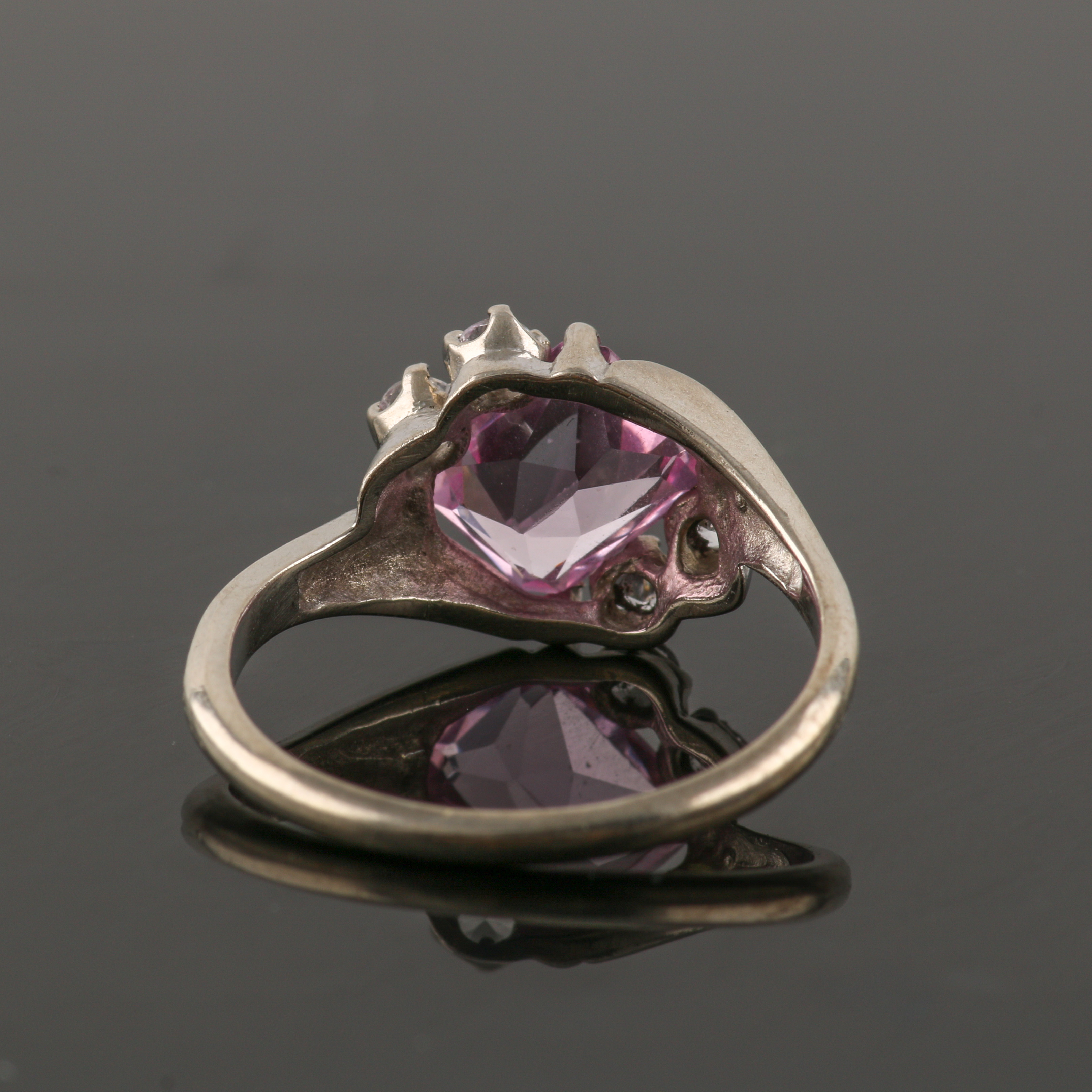 10K White Gold White Topaz and Gemstone Ring Selection