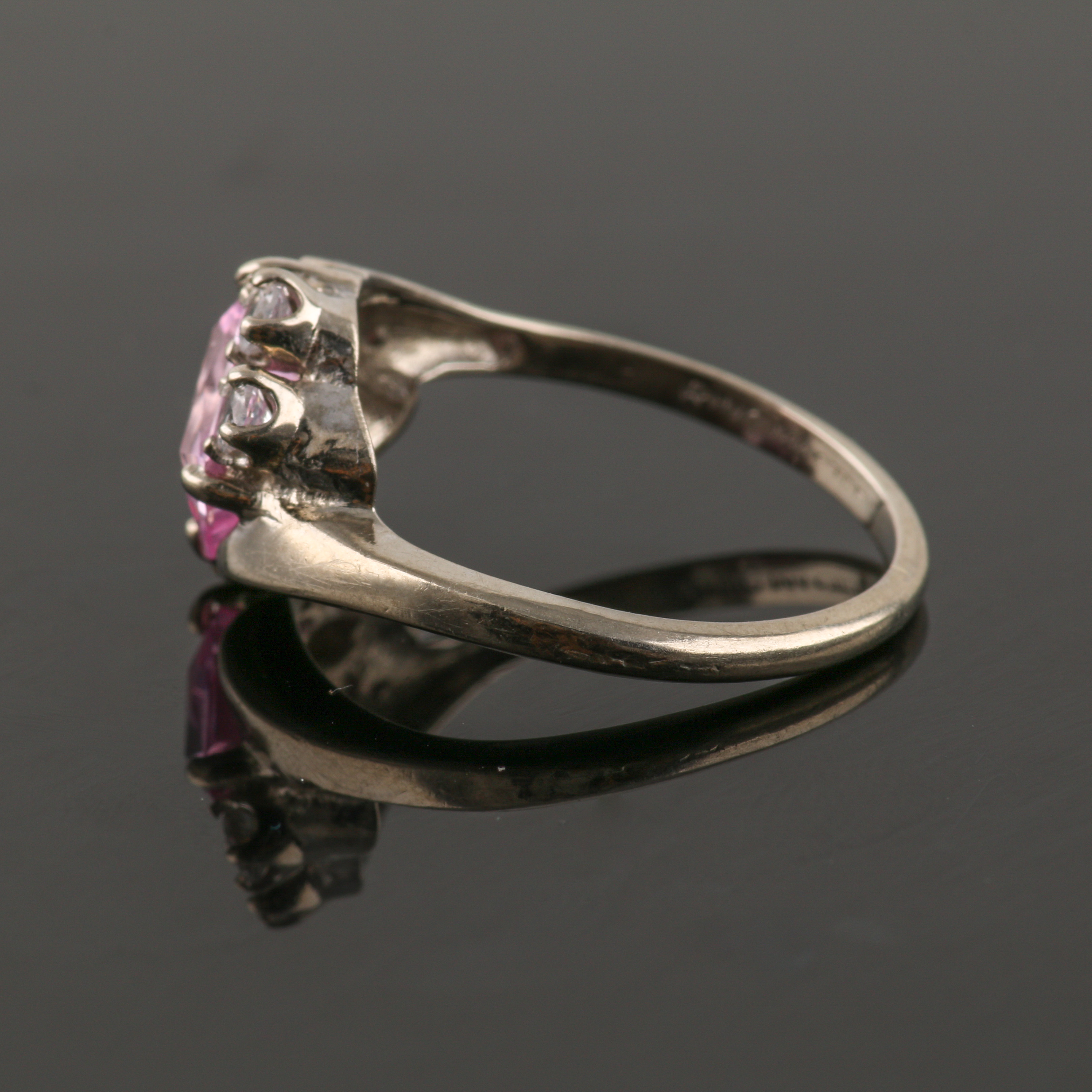 10K White Gold White Topaz and Gemstone Ring Selection