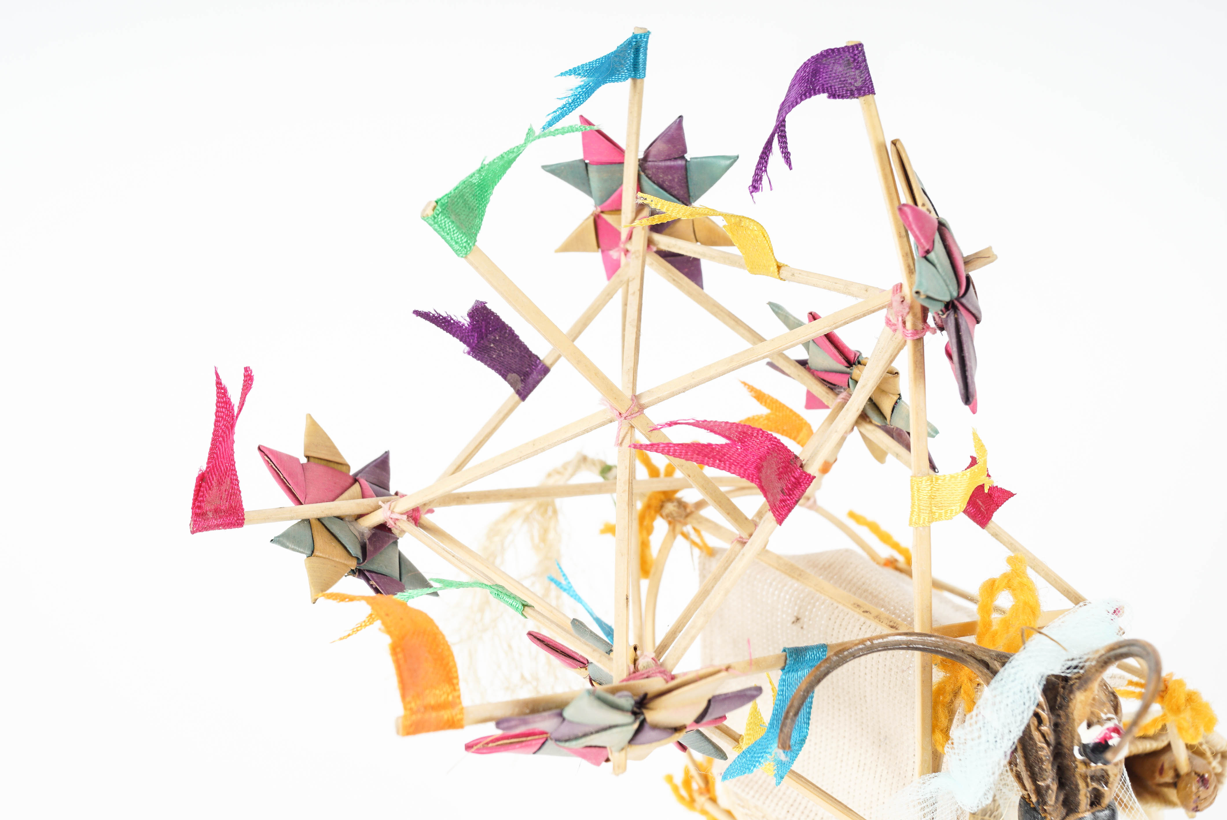 Vintage Hand Crafted Mexican Bull Dancer Folk Art Figurine