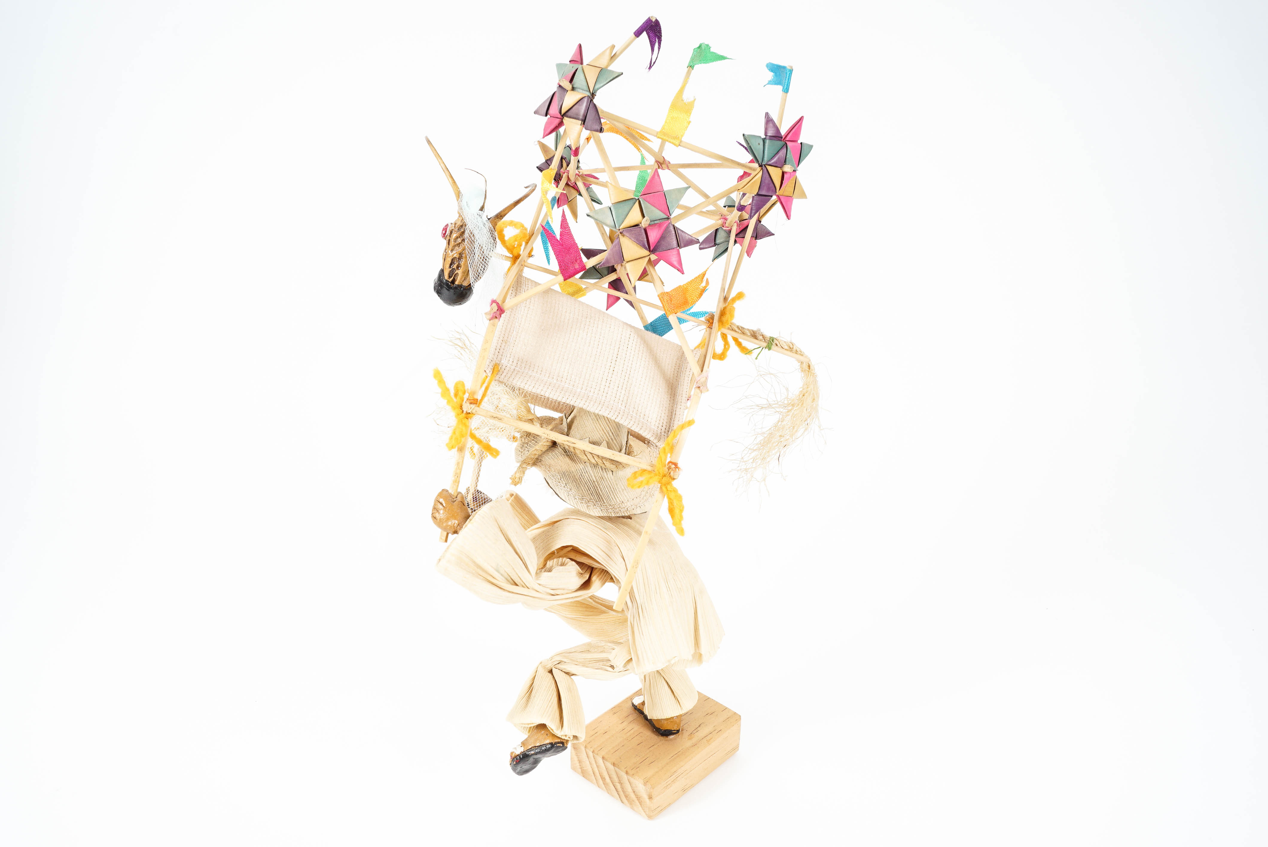 Vintage Hand Crafted Mexican Bull Dancer Folk Art Figurine