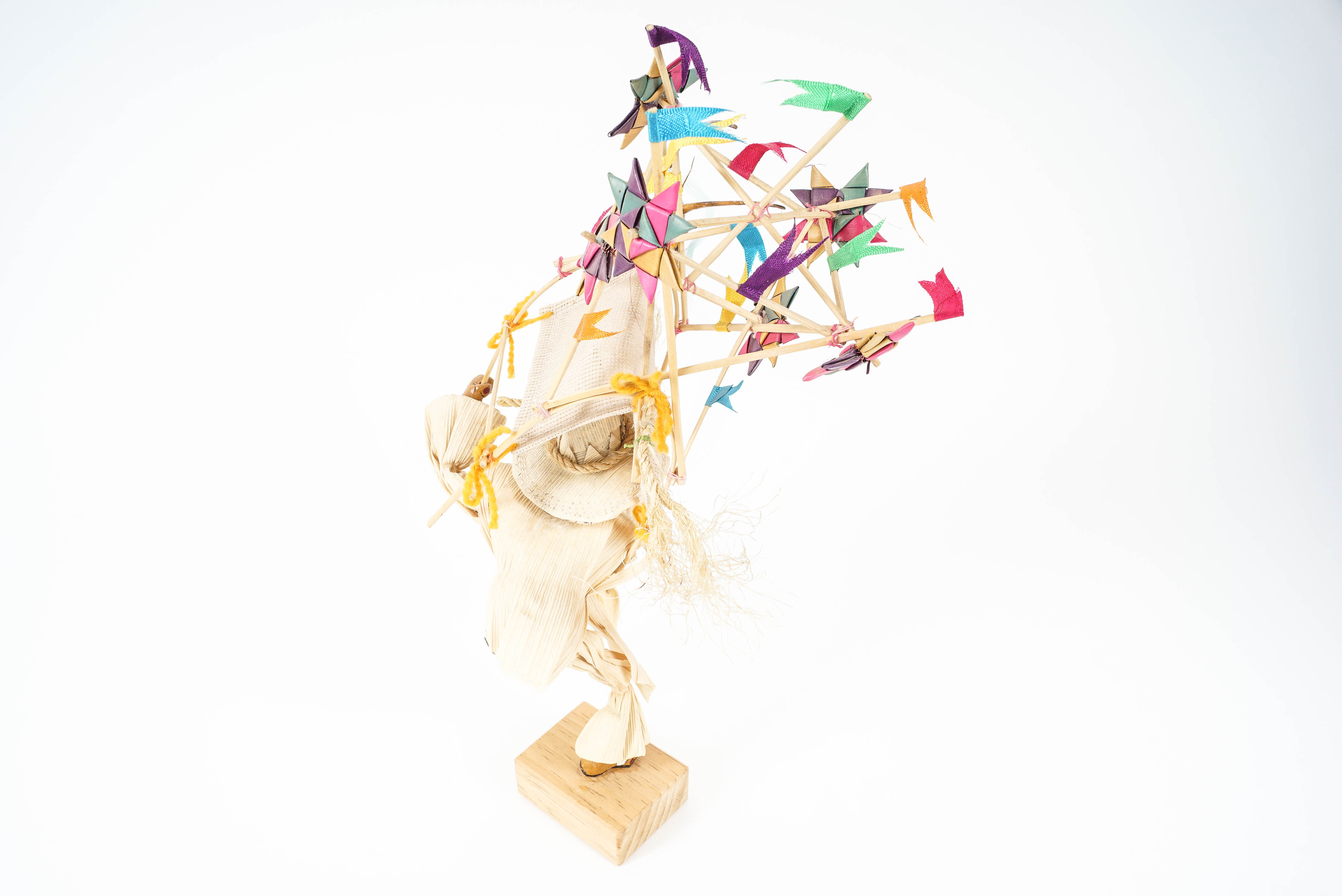 Vintage Hand Crafted Mexican Bull Dancer Folk Art Figurine