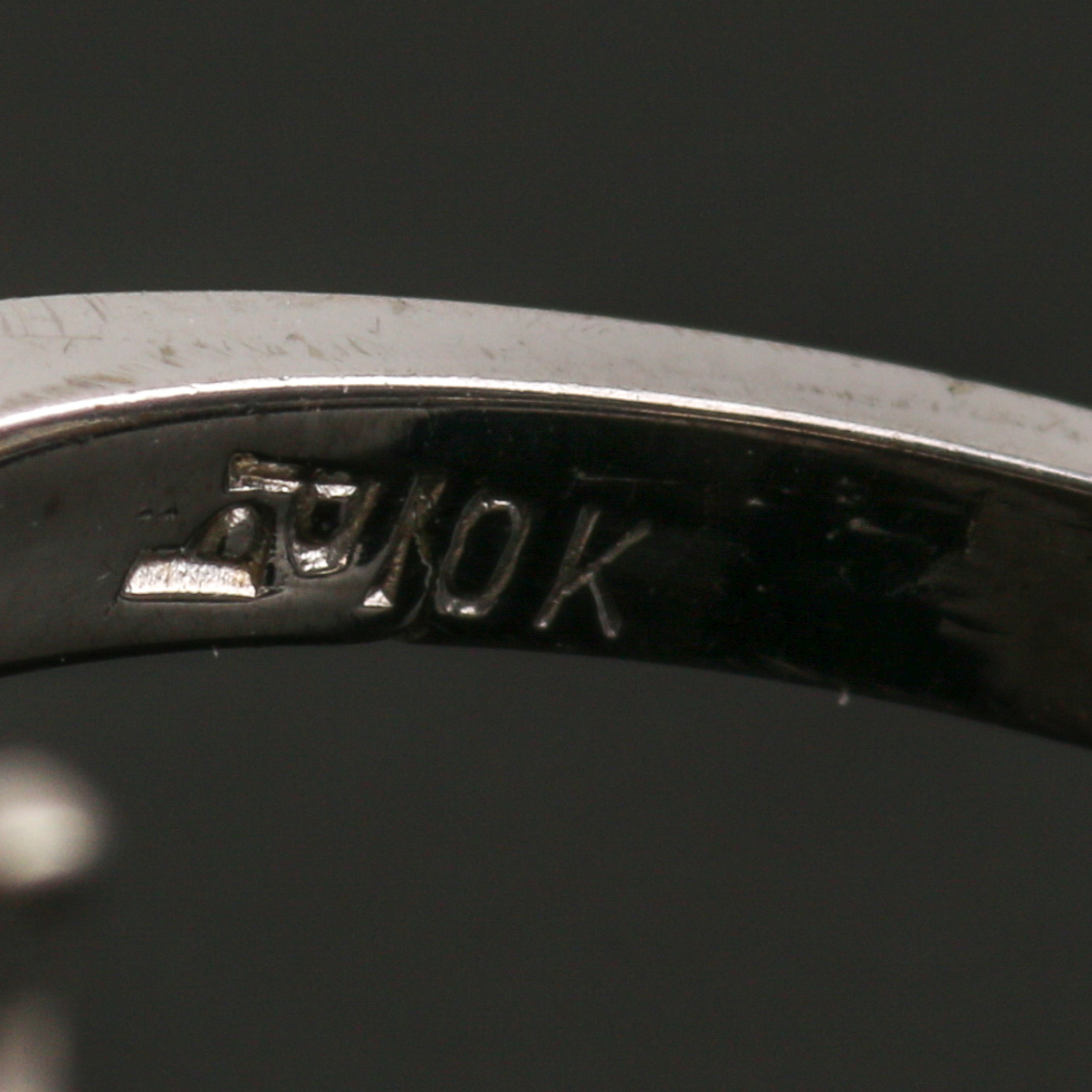 10K White Gold White Topaz and Gemstone Ring Selection