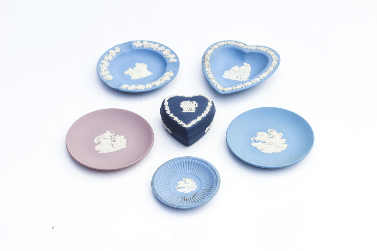Grouping of Wedgwood Jasperware Decor