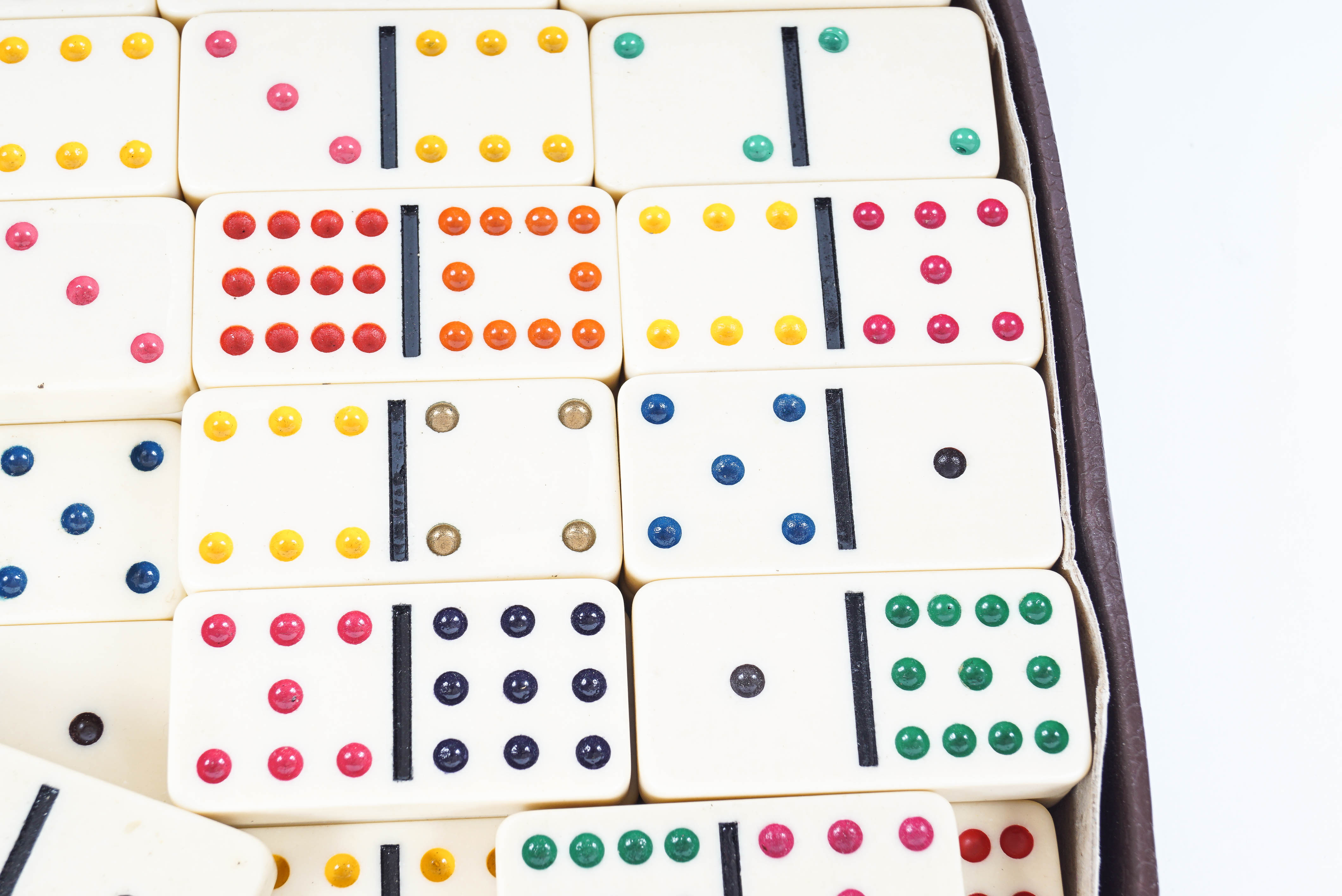 Vintage Bakelite Dominoes Set