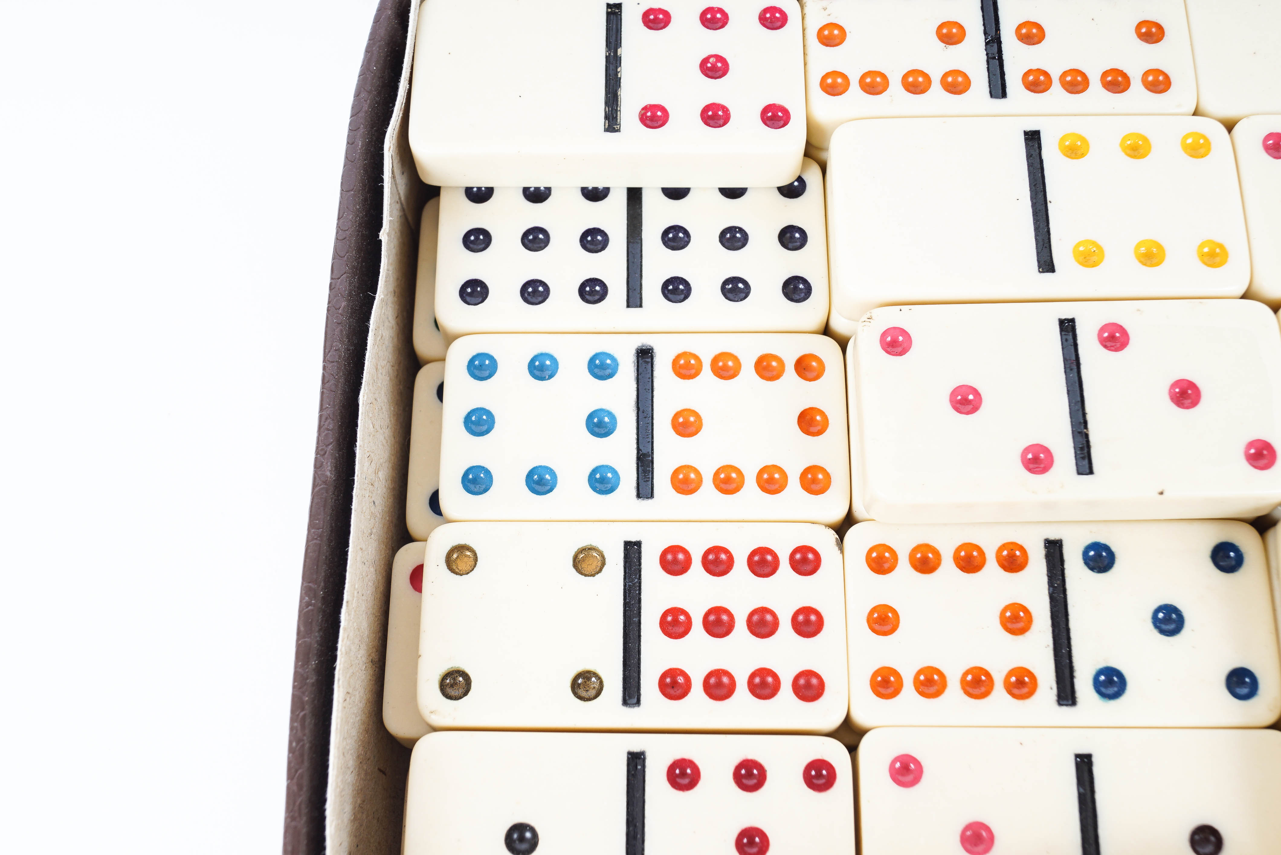 Vintage Bakelite Dominoes Set