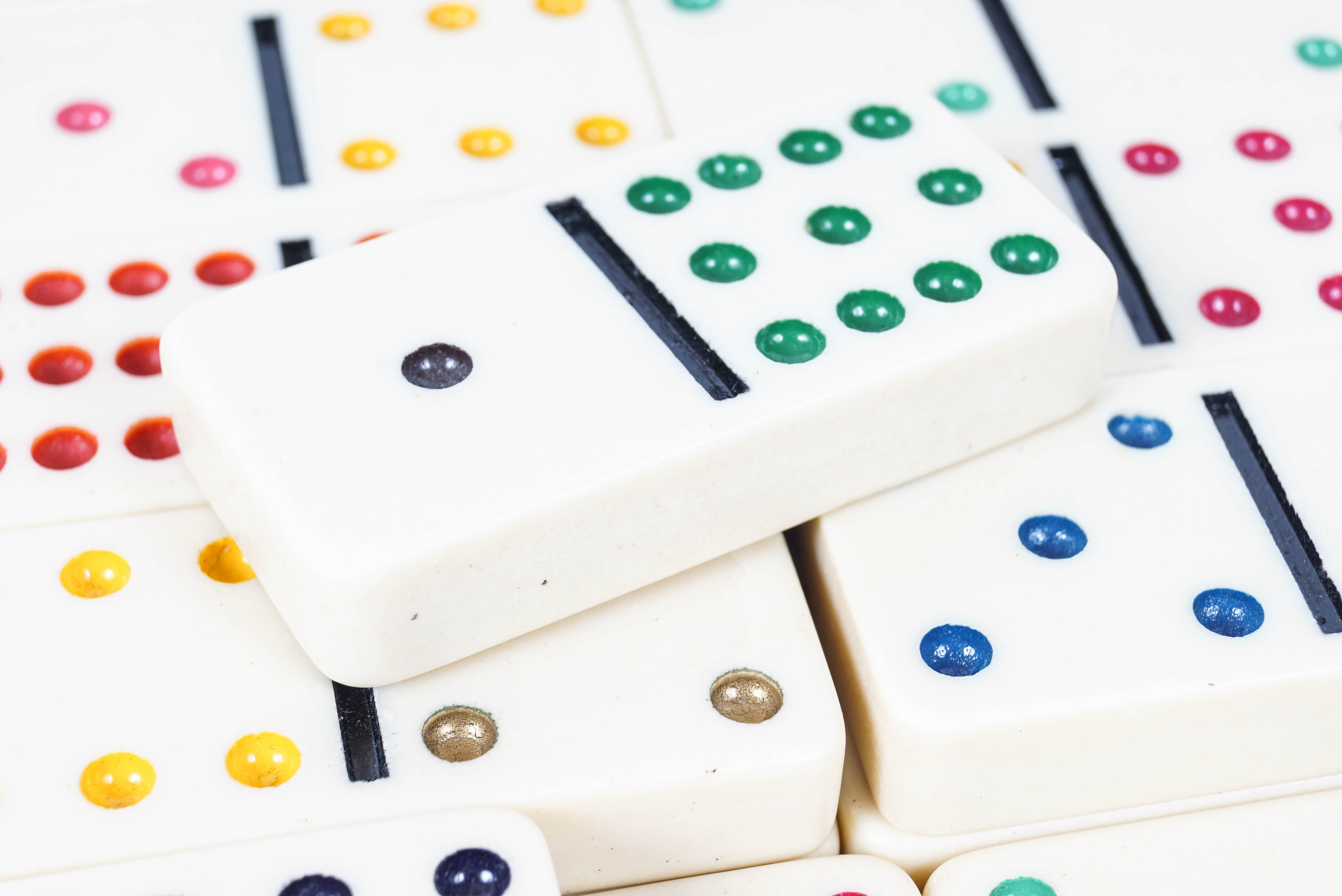 Vintage Bakelite Dominoes Set