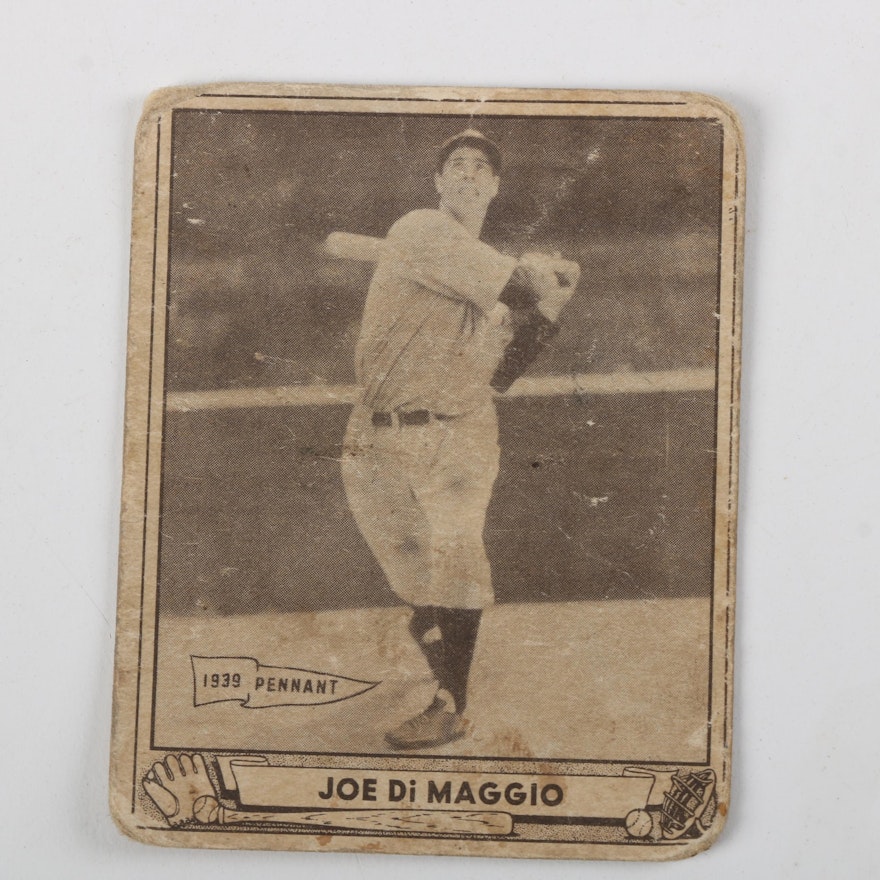 Joe DiMaggio 1940 "Play Ball" Baseball Card