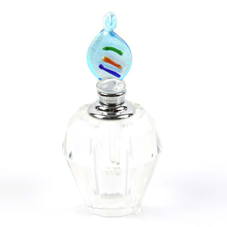 Kingsport Designs Art Glass Perfume Bottle