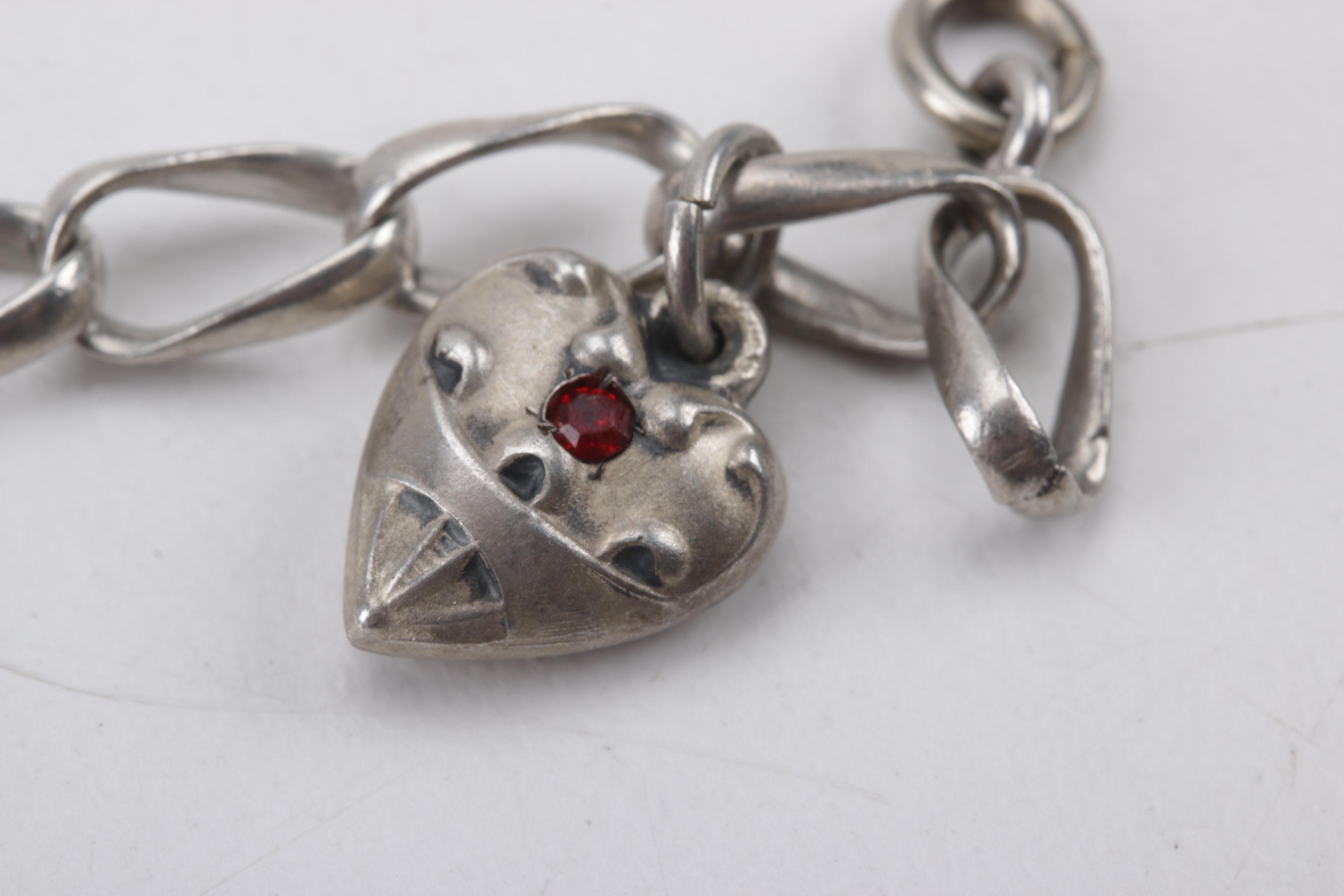 Sterling and Coin Silver Jewelry Including Mexican Brooch and Kirk & Son Cuff