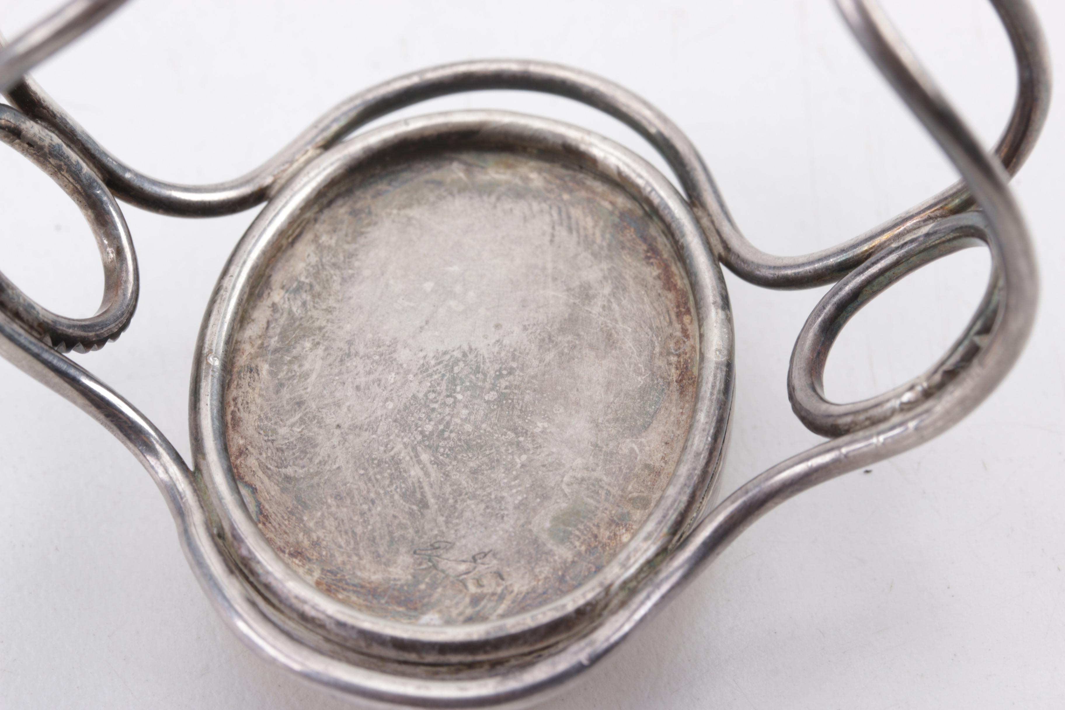 Sterling Silver Jasper Cuff Bracelet