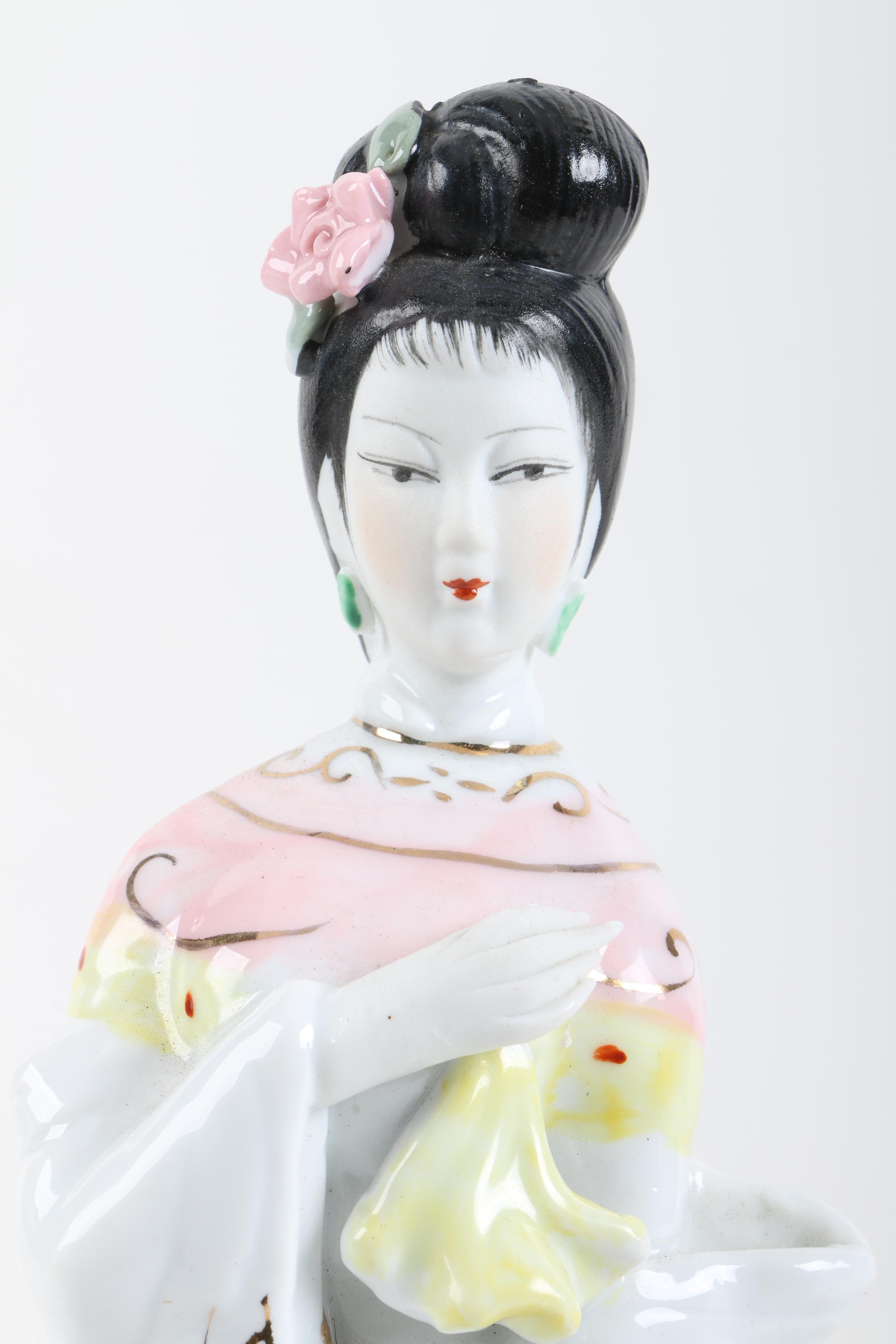 Asian Inspired Porcelain Figurines