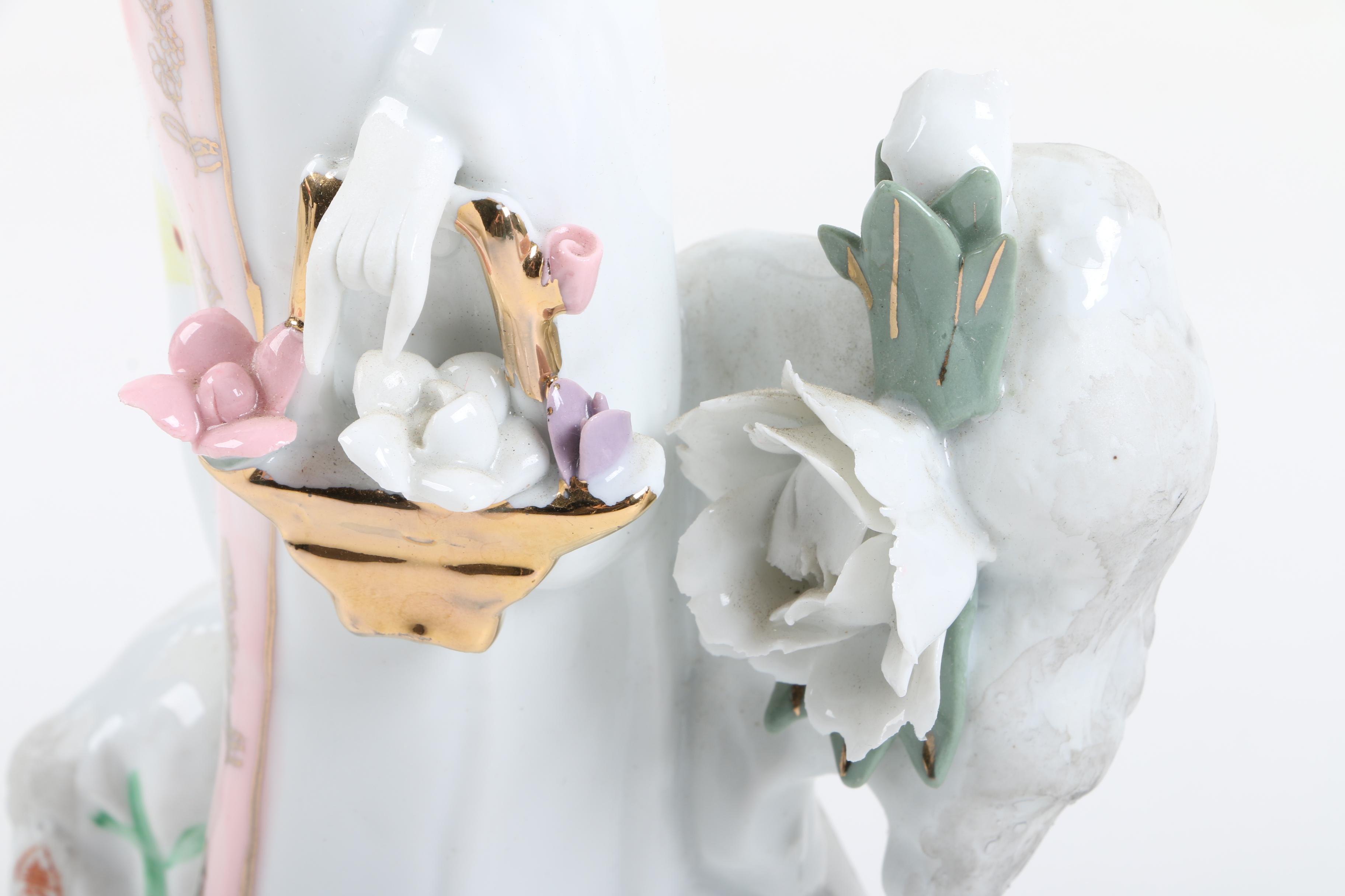 Asian Inspired Porcelain Figurines