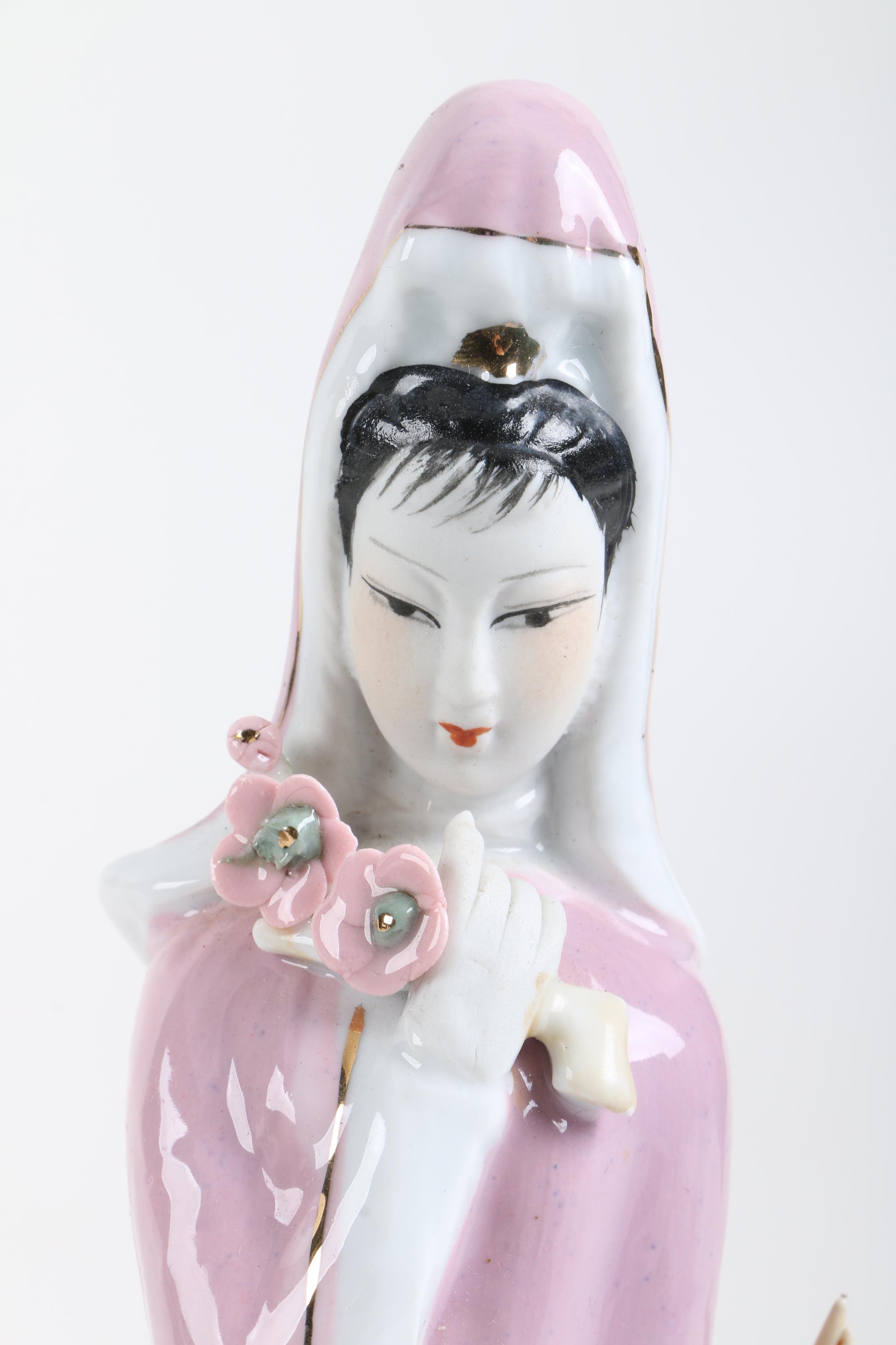 Asian Inspired Porcelain Figurines